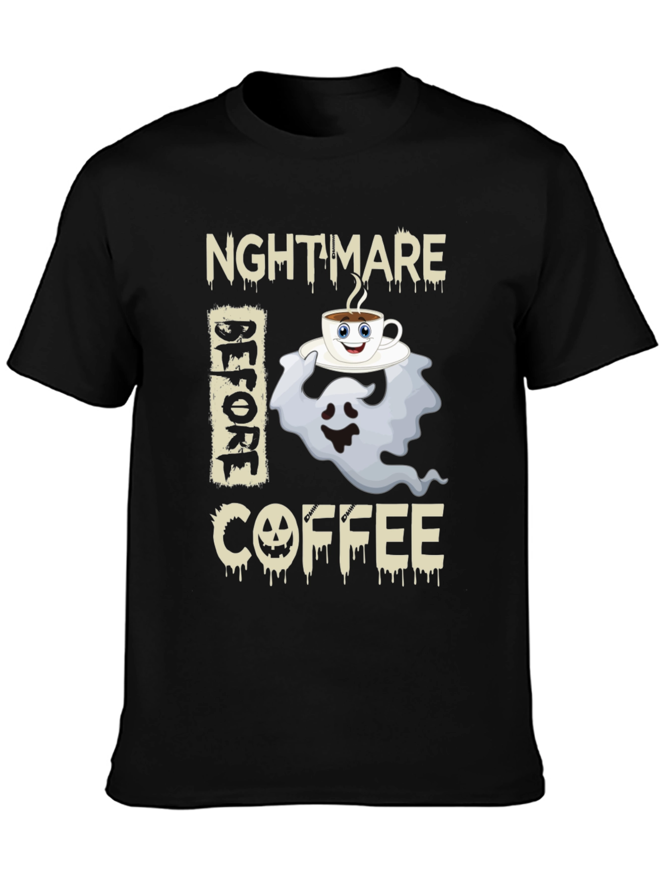 Nightmare Before Coffee Halloween T-Shirt