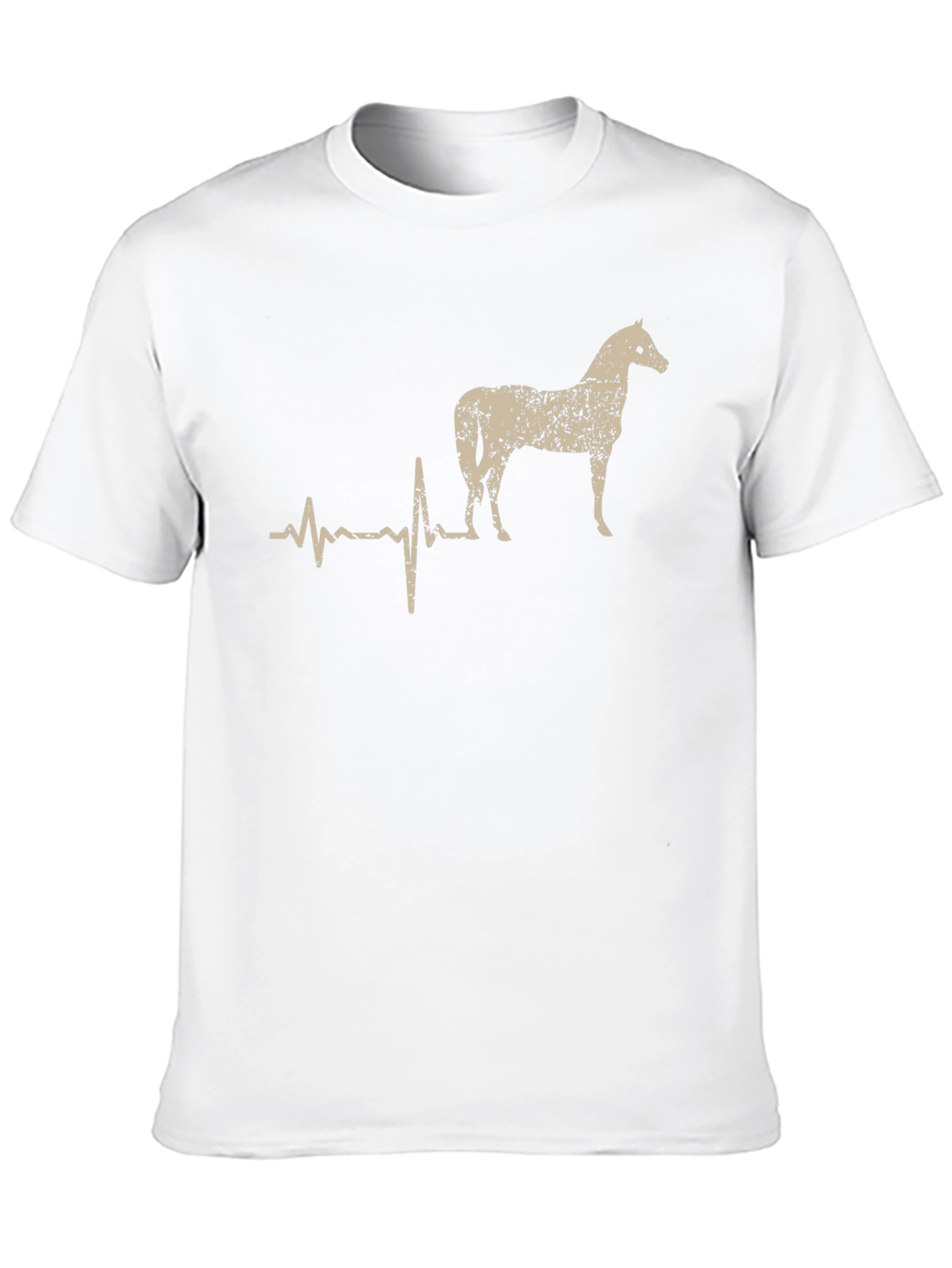 Horse Lovers Heartbeat T-Shirt - Equestrian Style