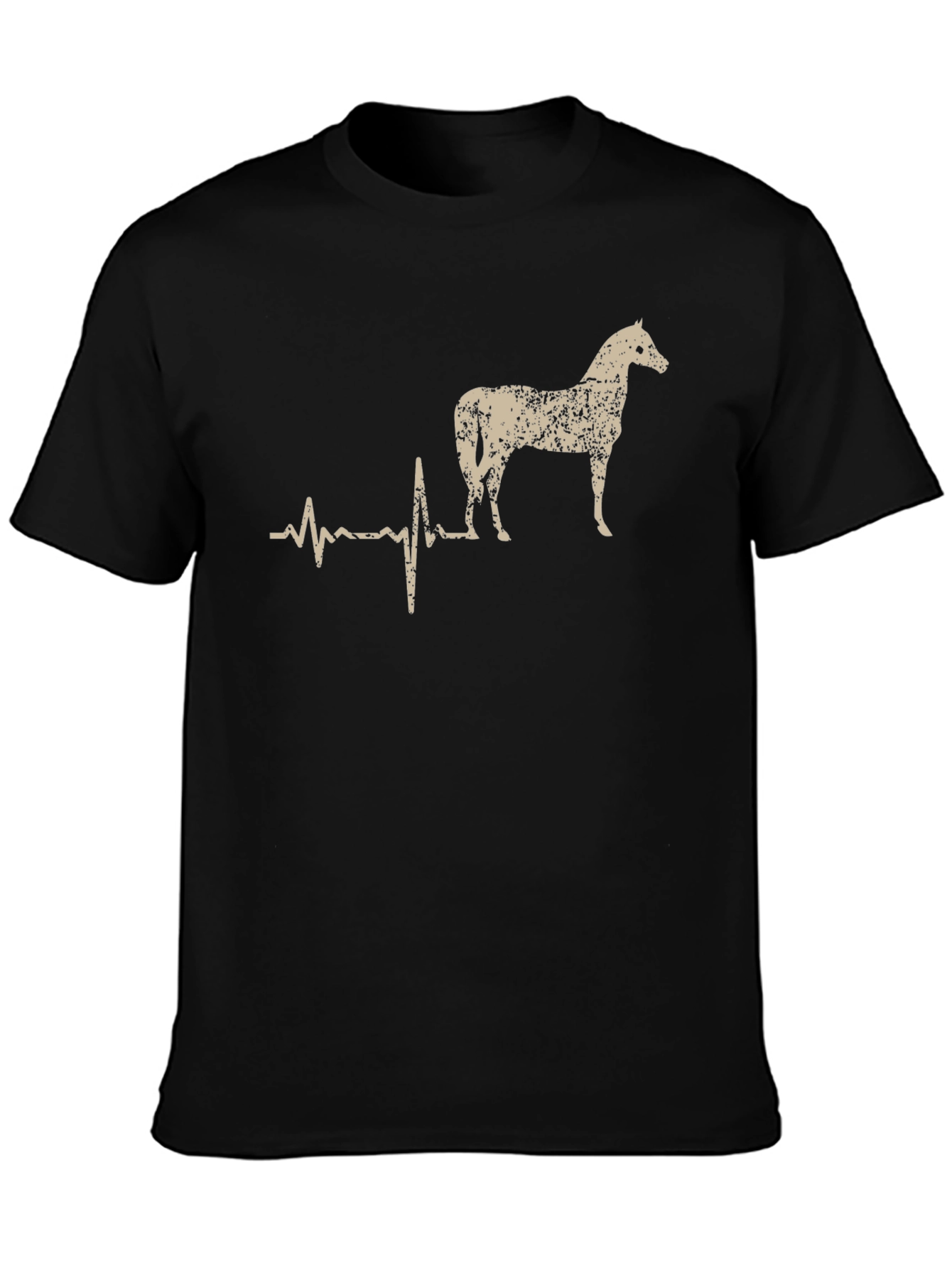 Horse Lovers Heartbeat T-Shirt - Equestrian Style