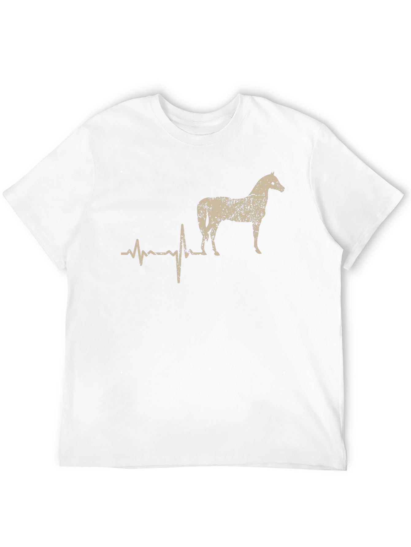 Horse Lovers Heartbeat T-Shirt - Equestrian Style