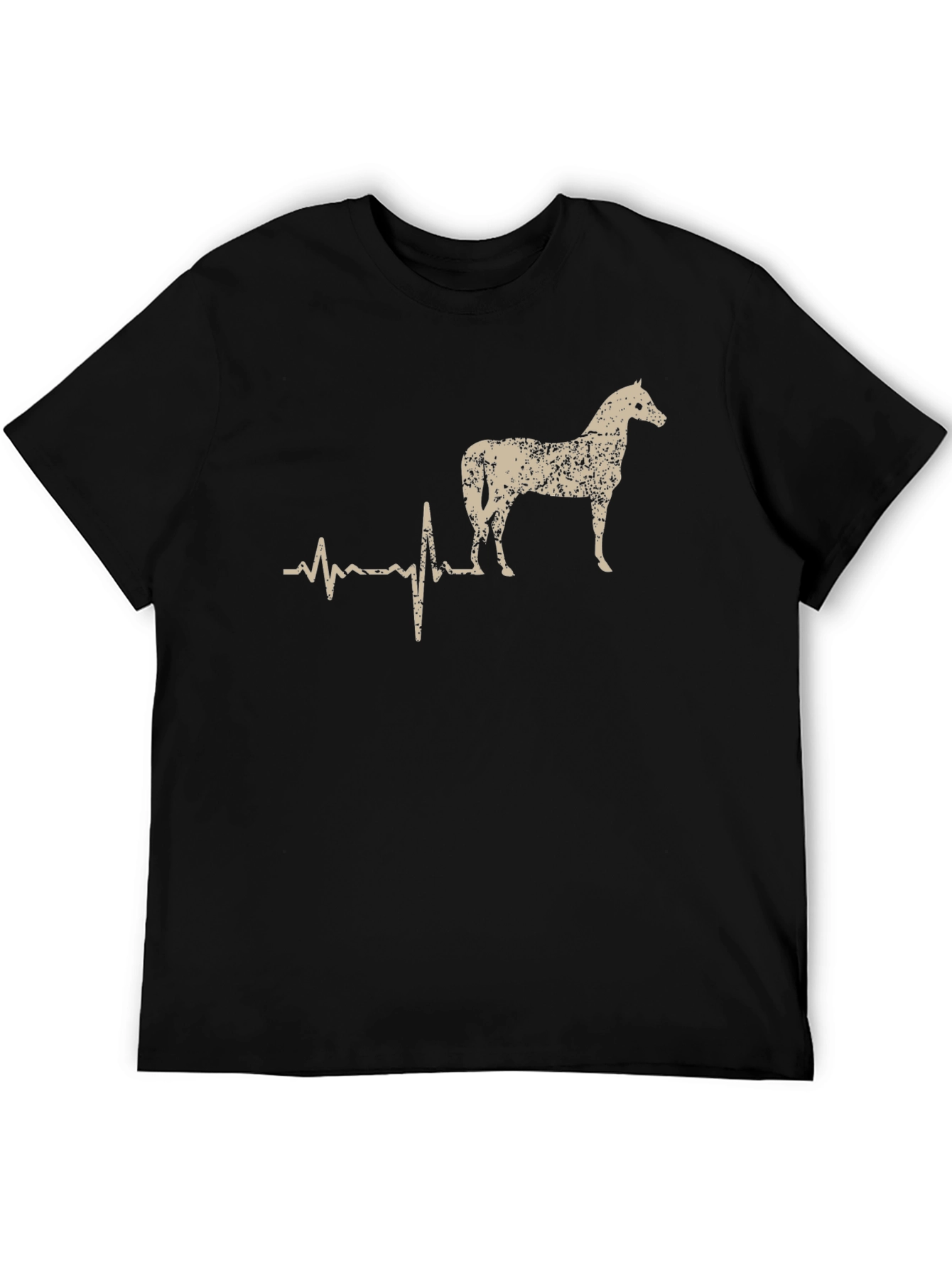Horse Lovers Heartbeat T-Shirt - Equestrian Style