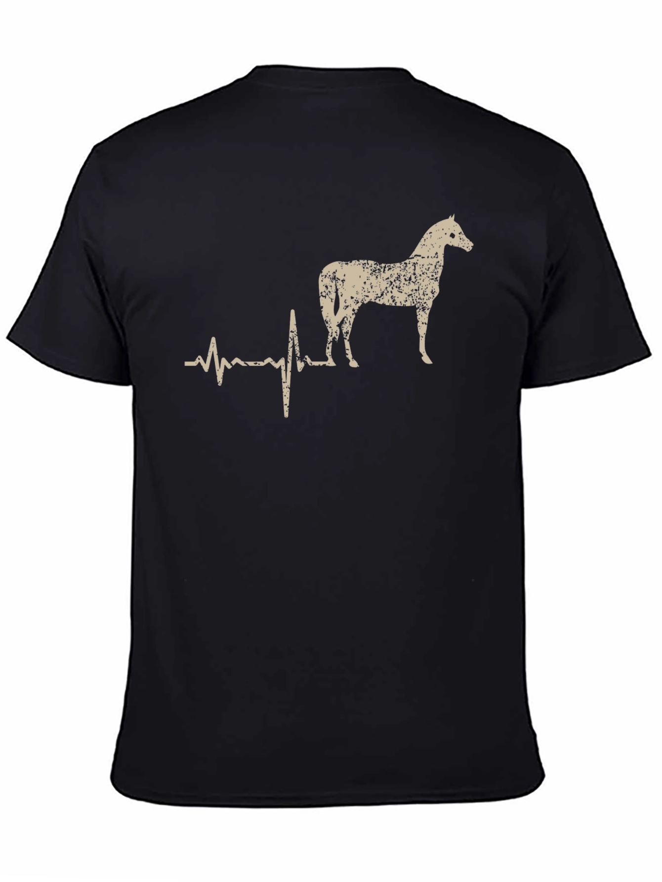 Horse Lovers Heartbeat T-Shirt - Equestrian Style