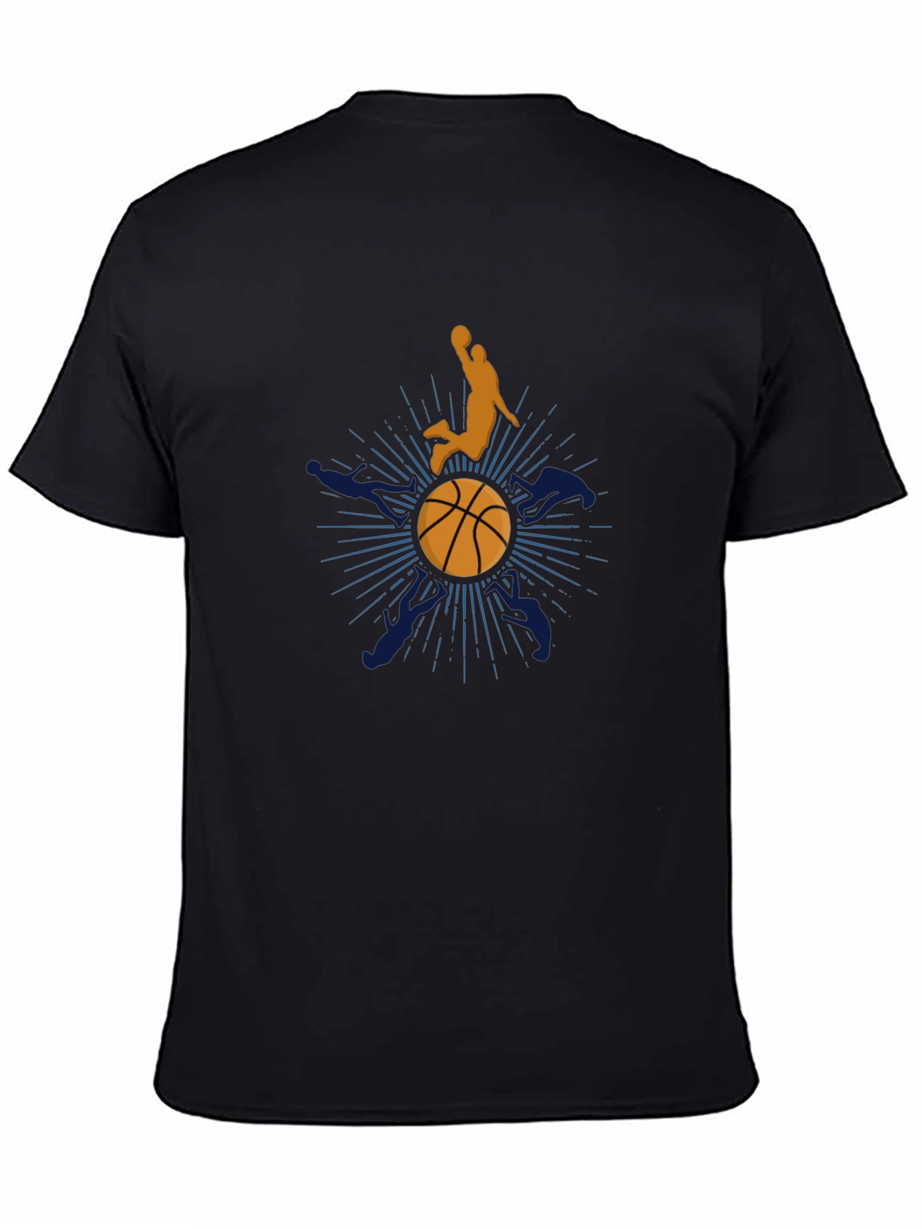 Basketball Graphic Tee - Dunk Design
