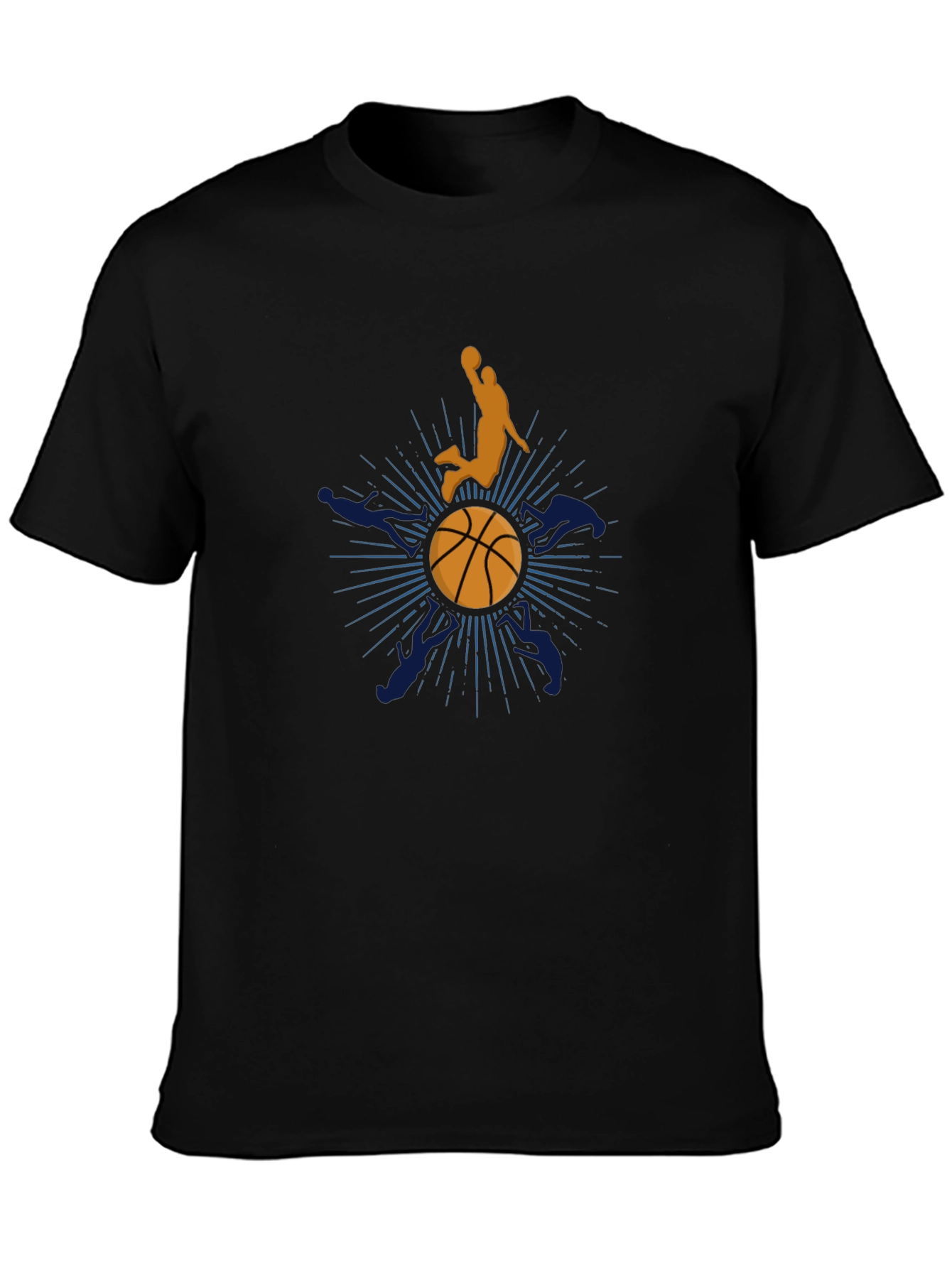 Basketball Graphic Tee - Dunk Design