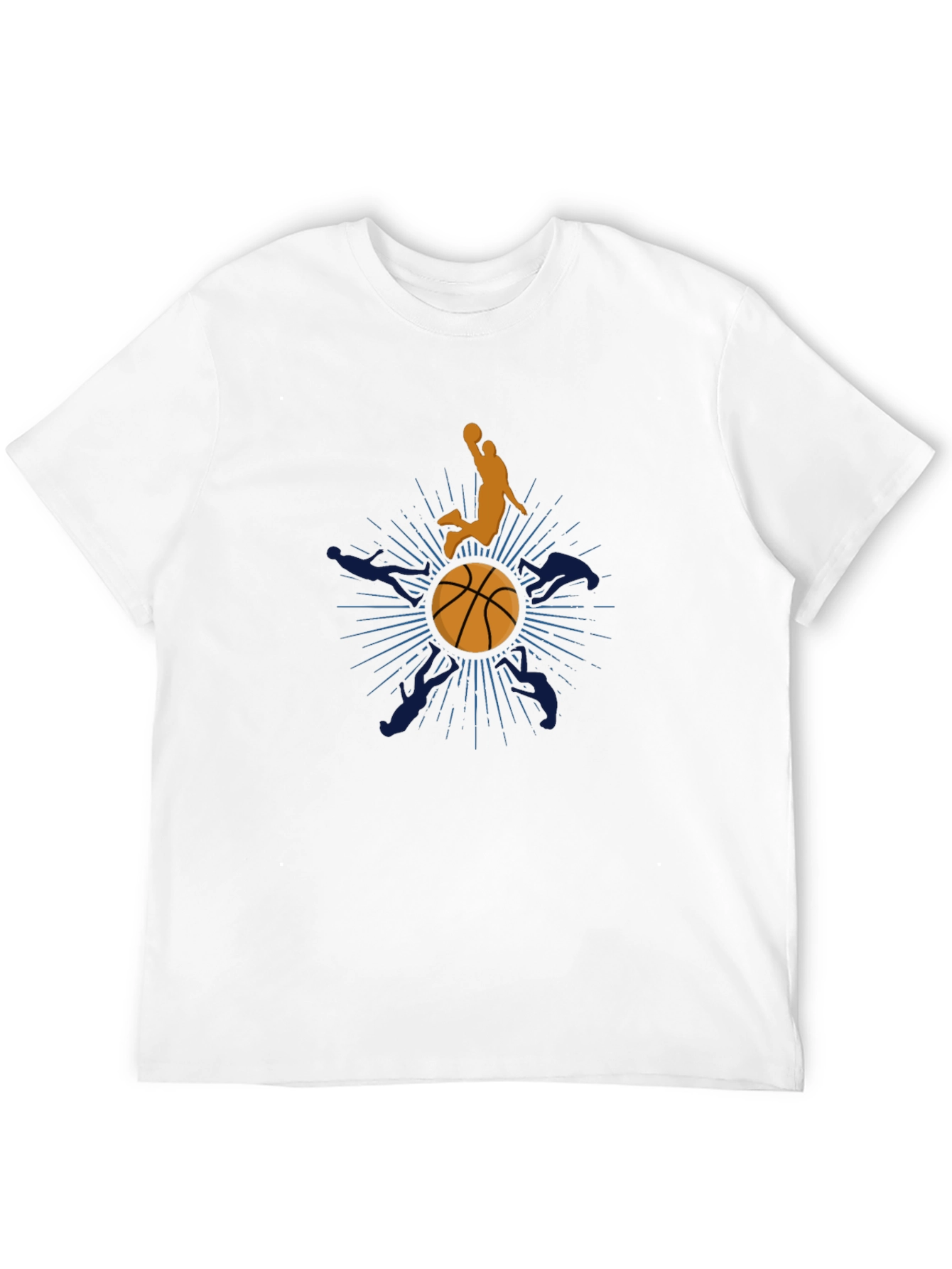 Basketball Graphic Tee - Dunk Design