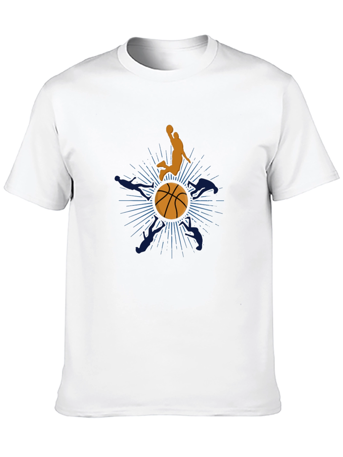 Basketball Graphic Tee - Dunk Design
