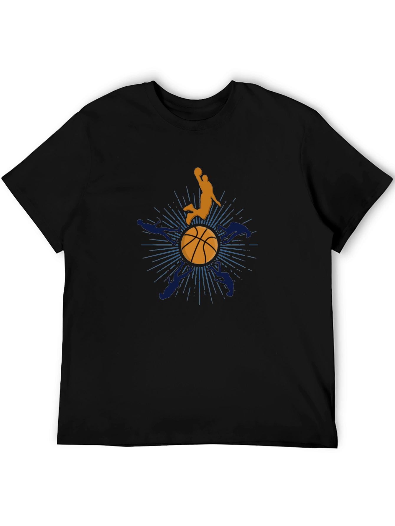 Basketball Graphic Tee - Dunk Design