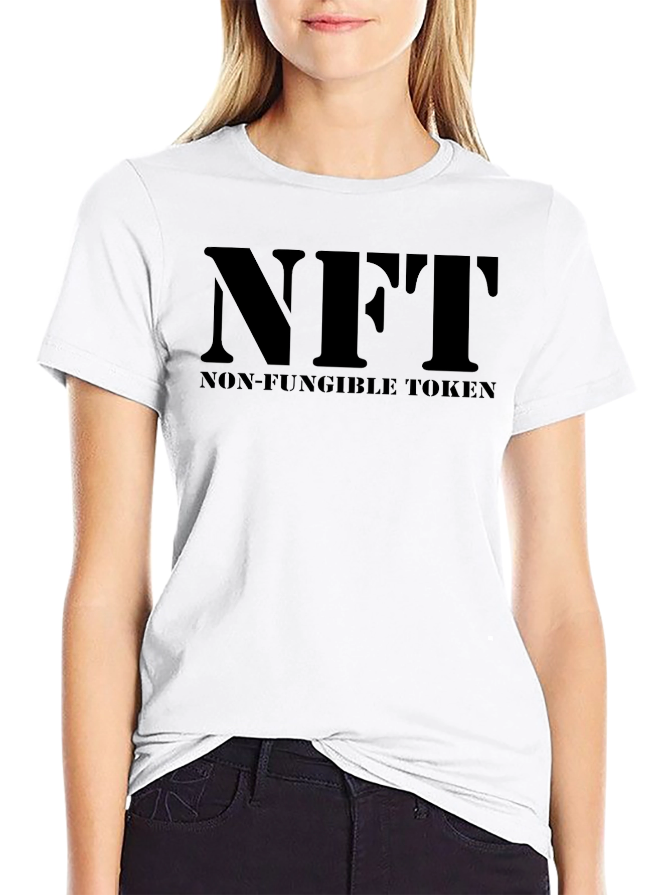 NFT Non-Fungible Token Black T-Shirt
