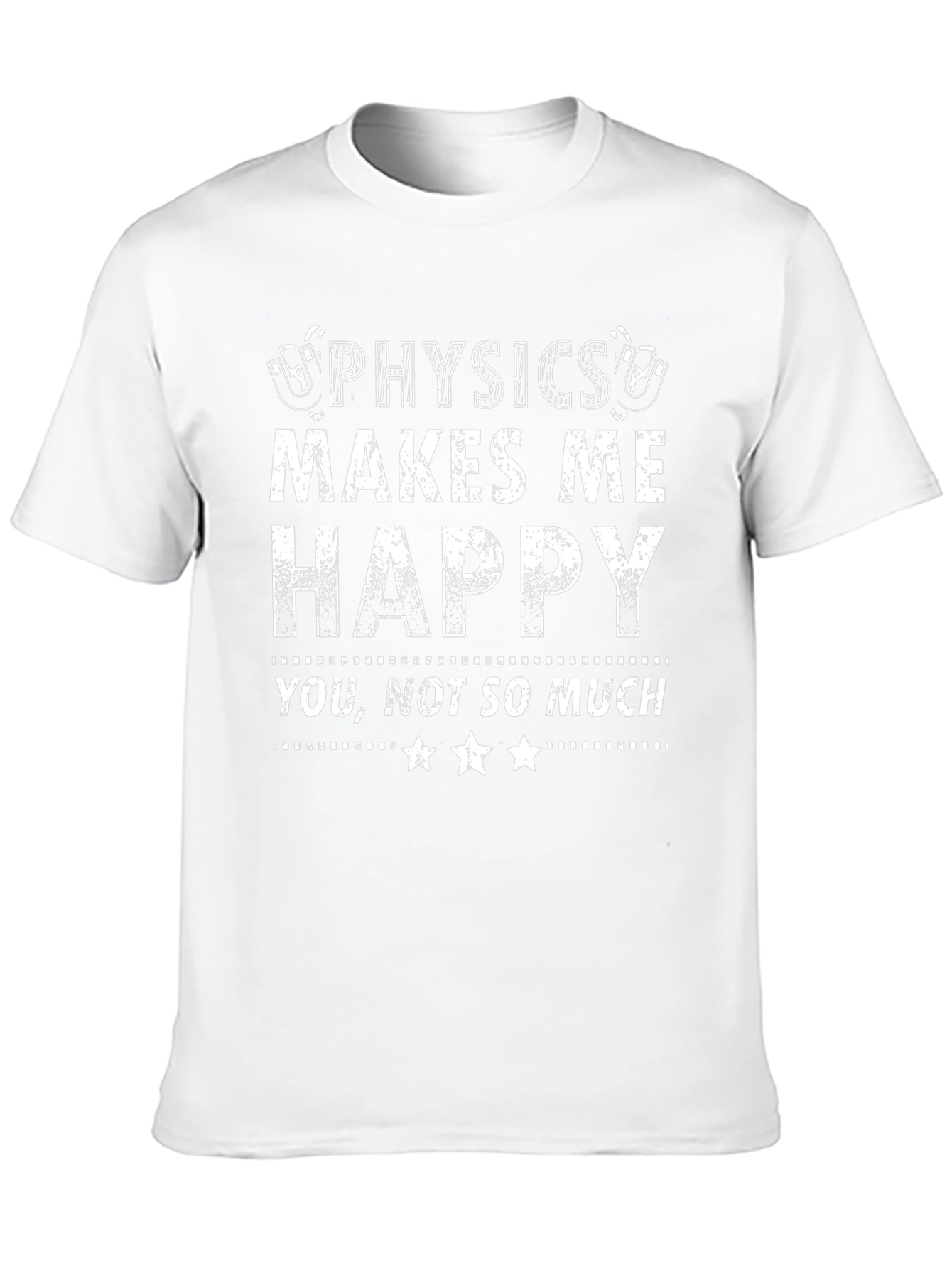 Physics Makes Me Happy Graphic Tee - Black