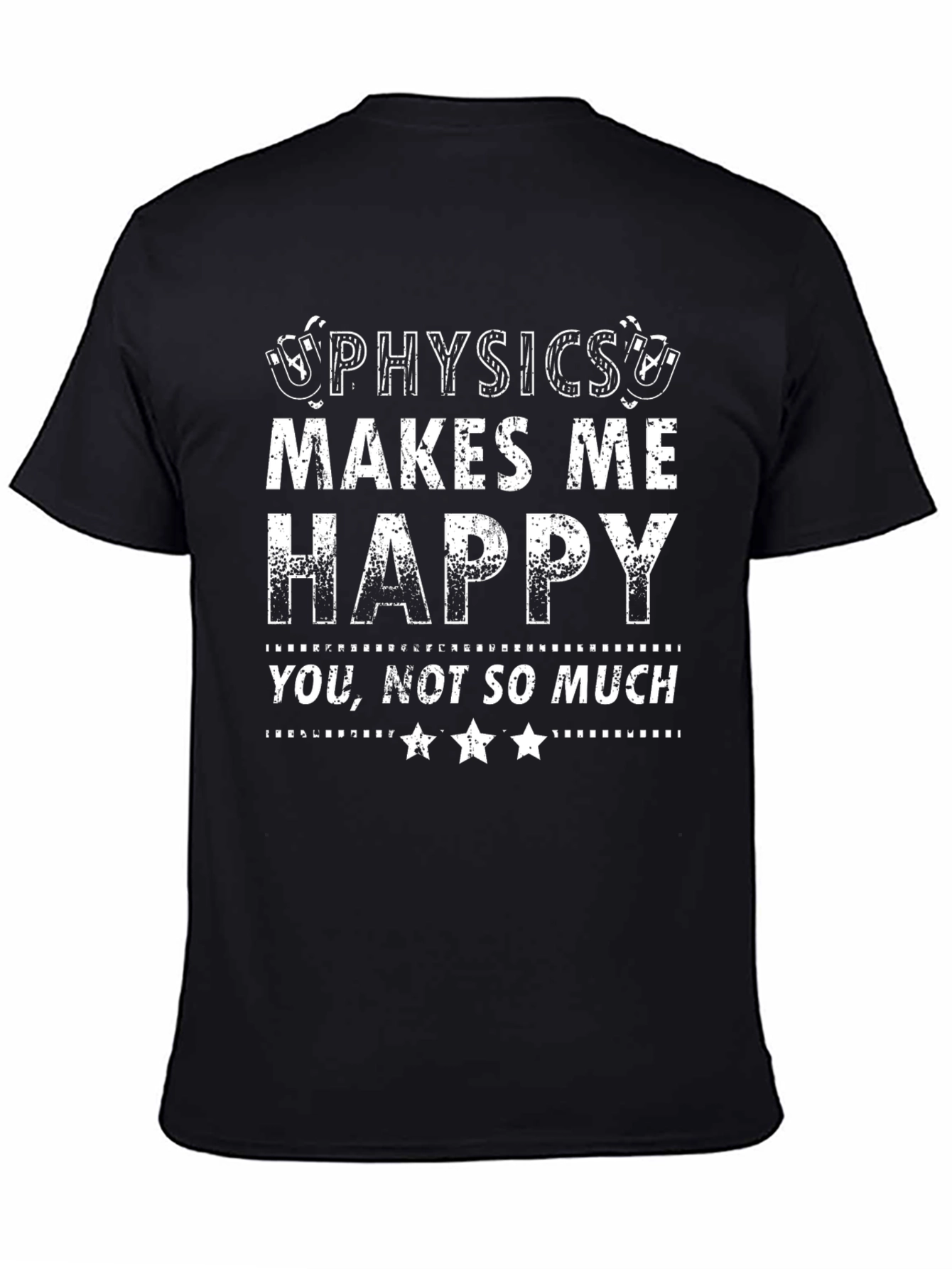 Physics Makes Me Happy Graphic Tee - Black