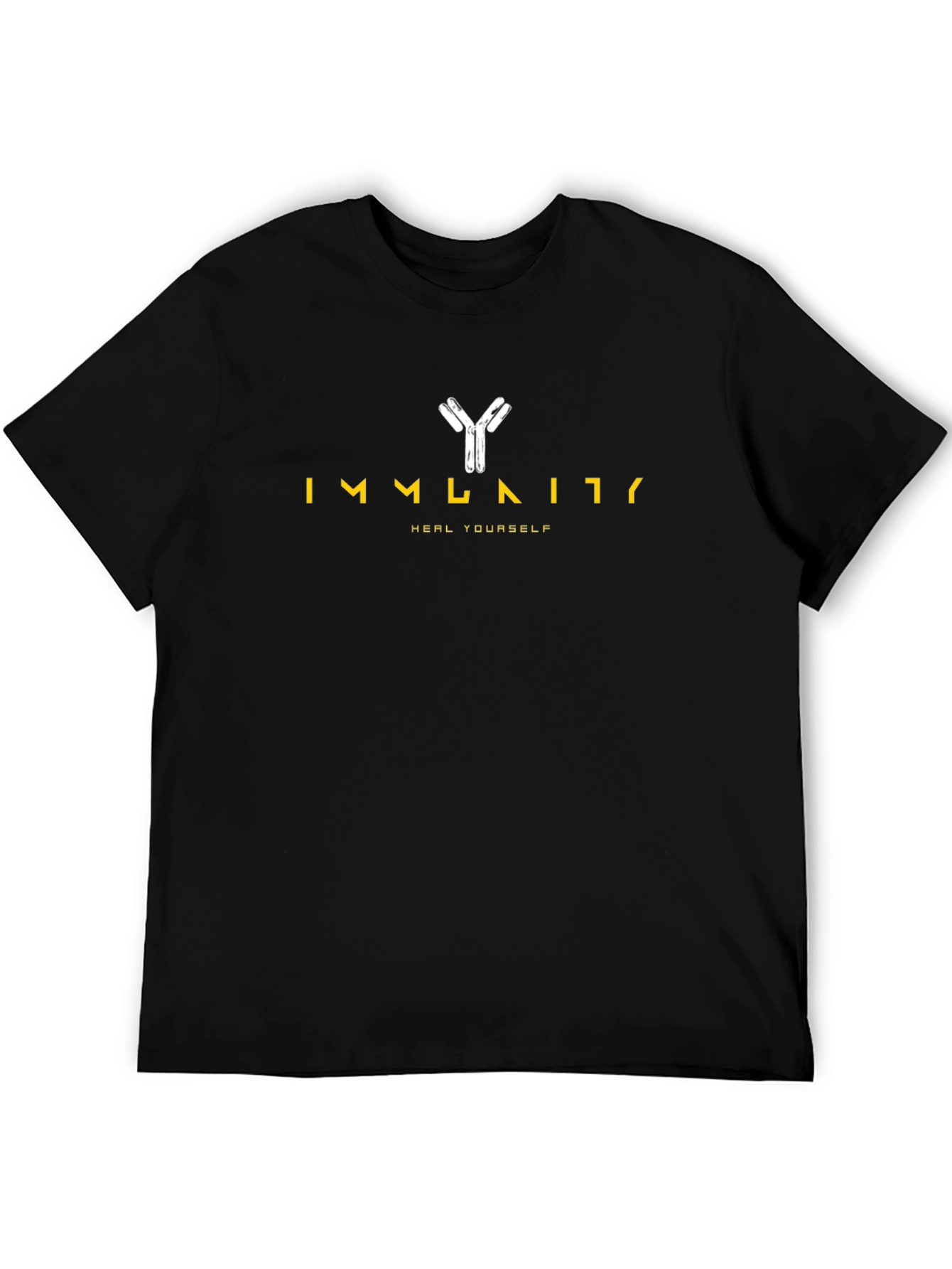 Immunity Heal Yourself Black T-Shirt