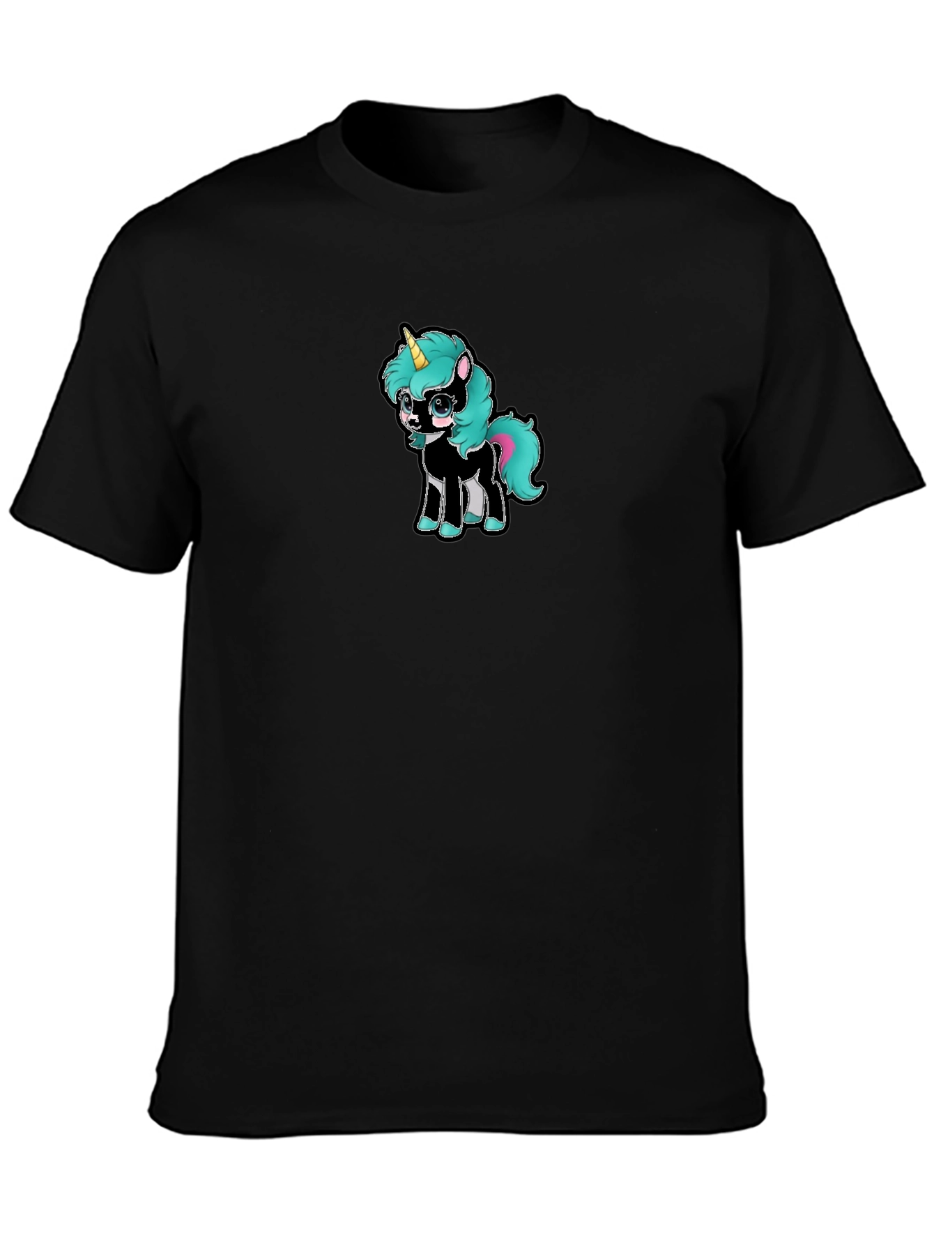 Black Unicorn Graphic T-Shirt