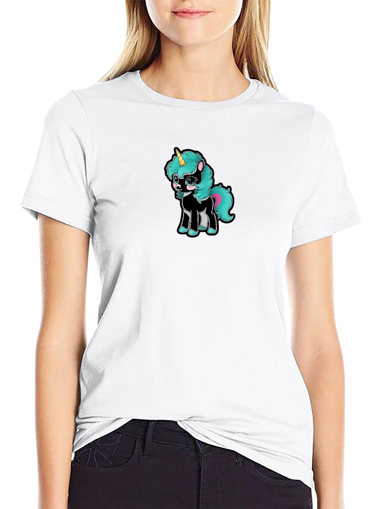 Black Unicorn Graphic T-Shirt