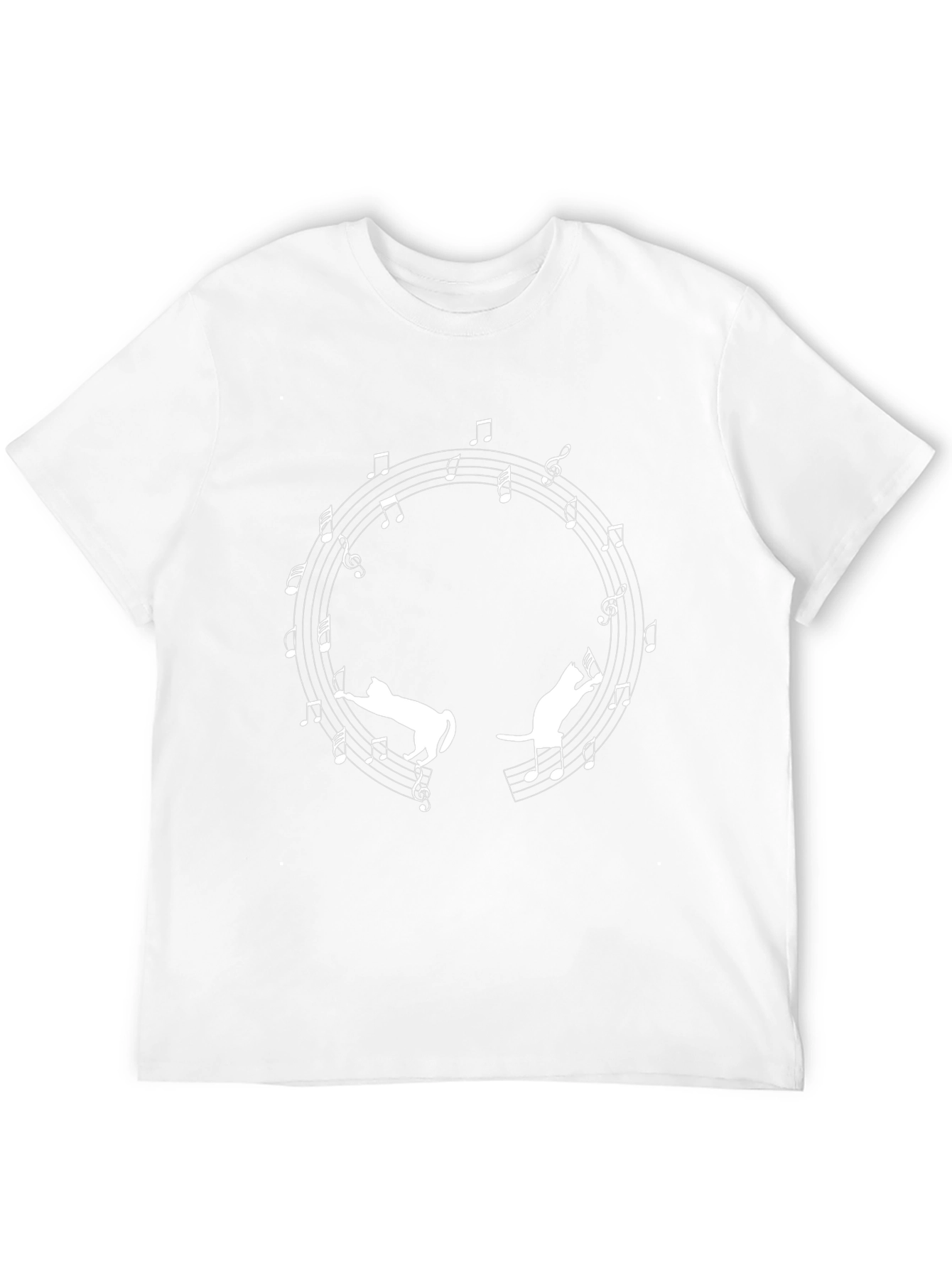 Musical Cats T-Shirt - Black Graphic Tee
