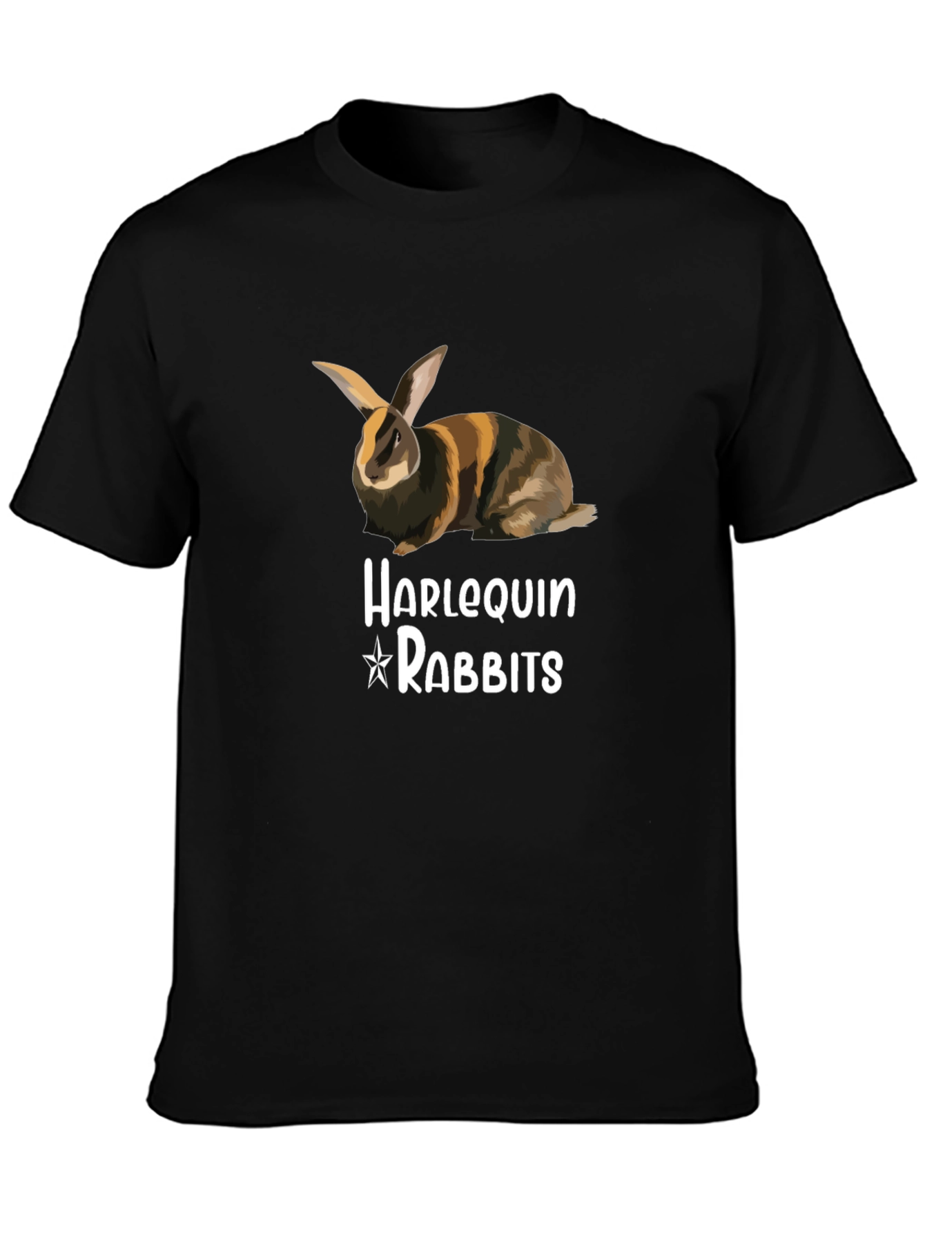 Harlequin Rabbits Graphic T-Shirt