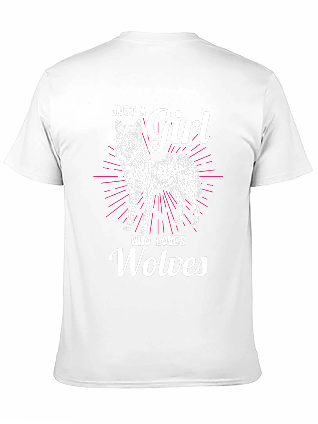 Just A Girl Who Loves Wolves T-Shirt