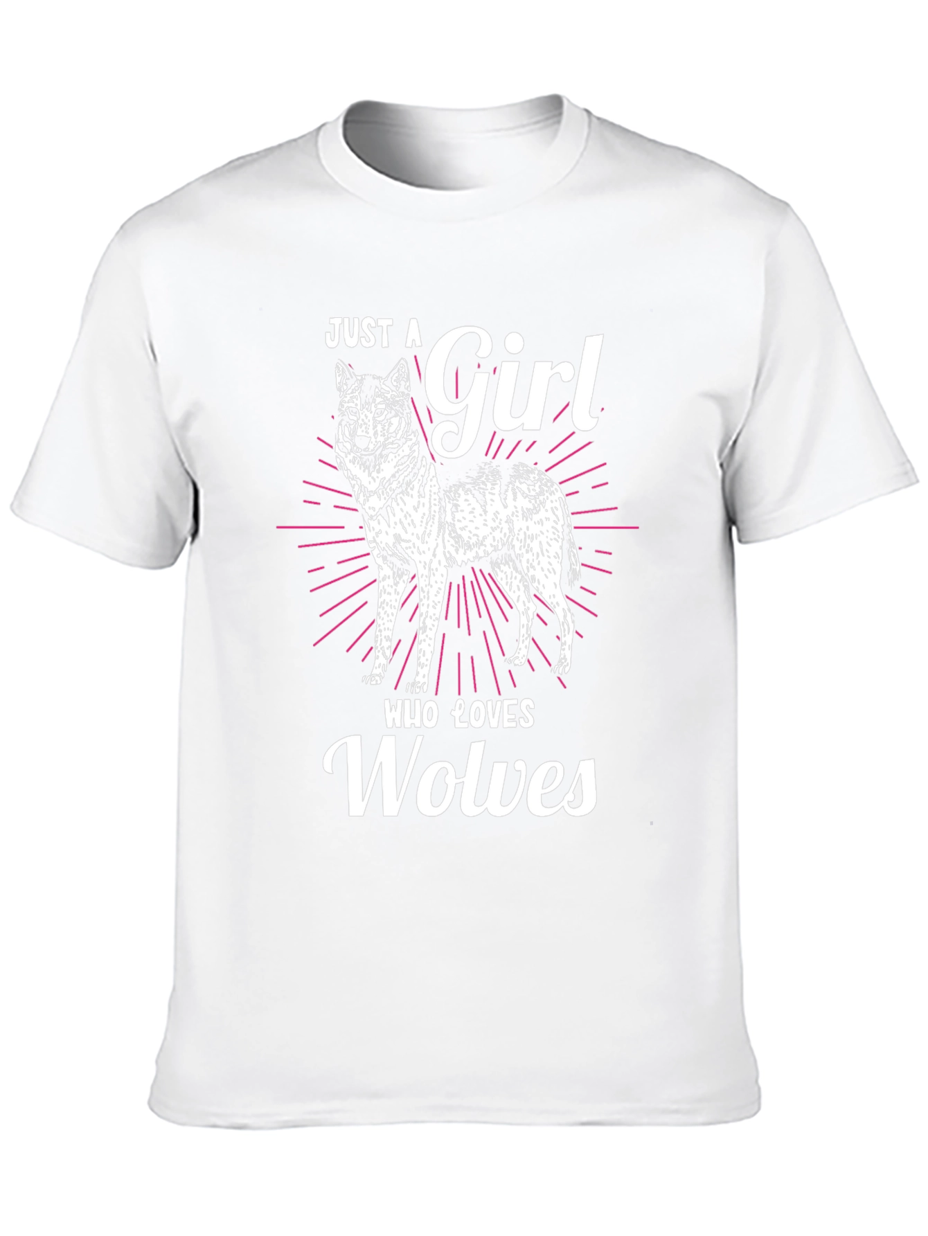 Just A Girl Who Loves Wolves T-Shirt