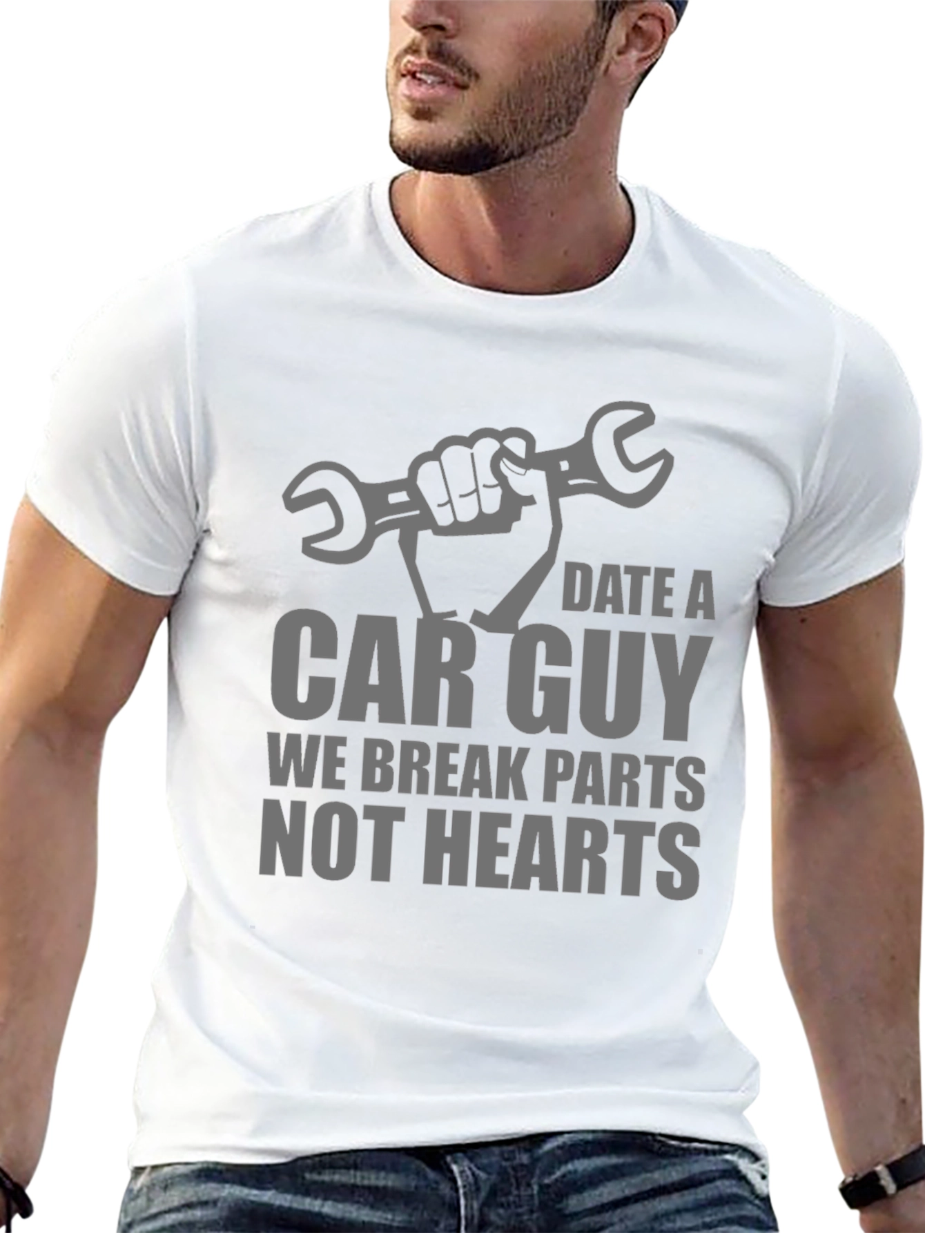 Date a Car Guy Graphic T-Shirt