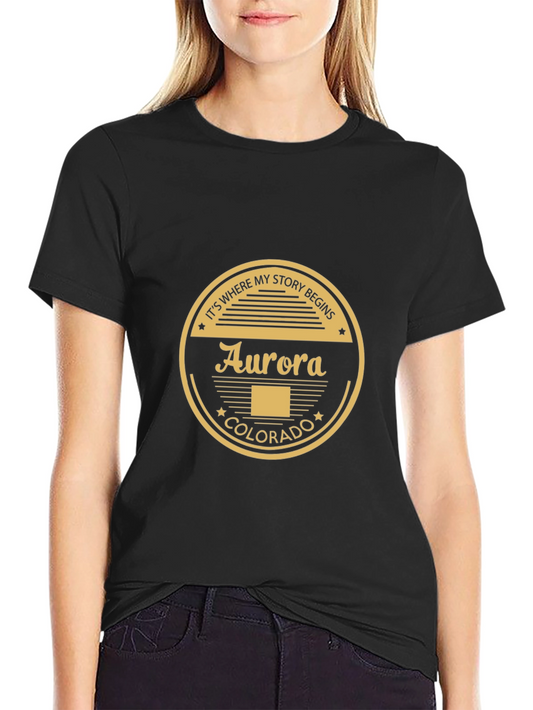 Aurora Colorado Souvenir Graphic T-Shirt
