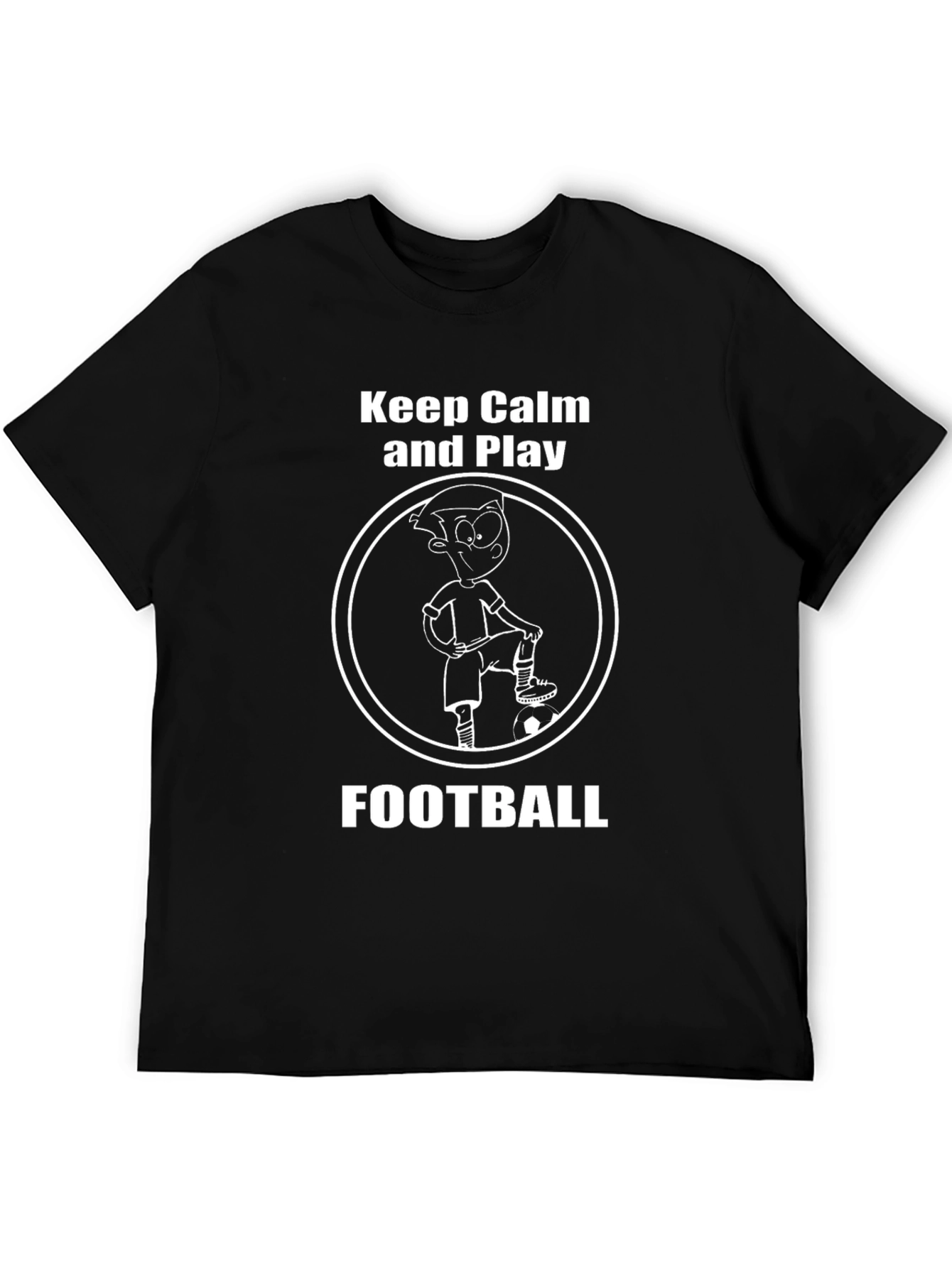 Keep Calm & Play Football T-Shirt