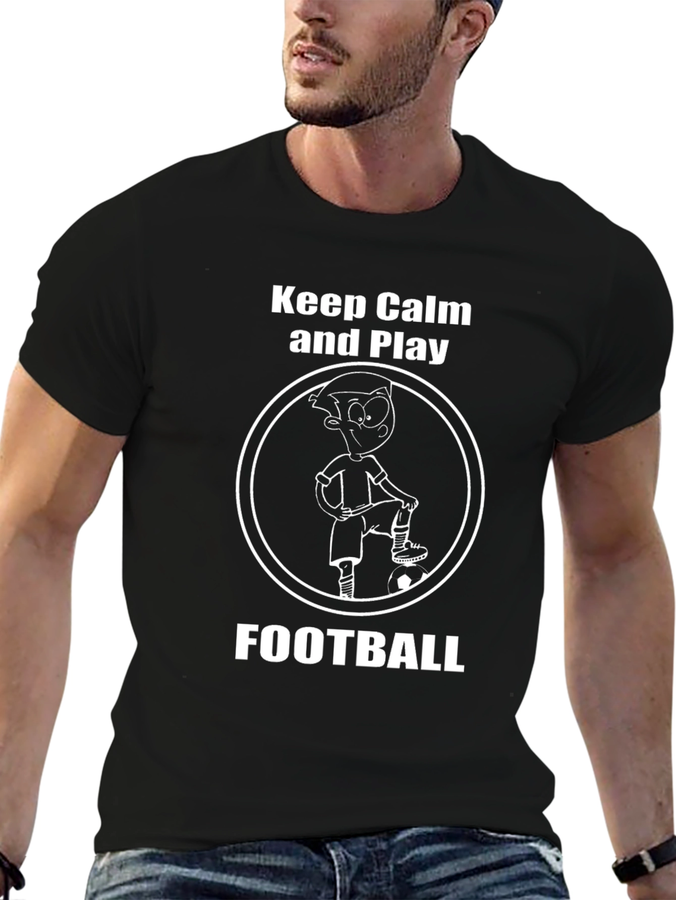 Keep Calm & Play Football T-Shirt