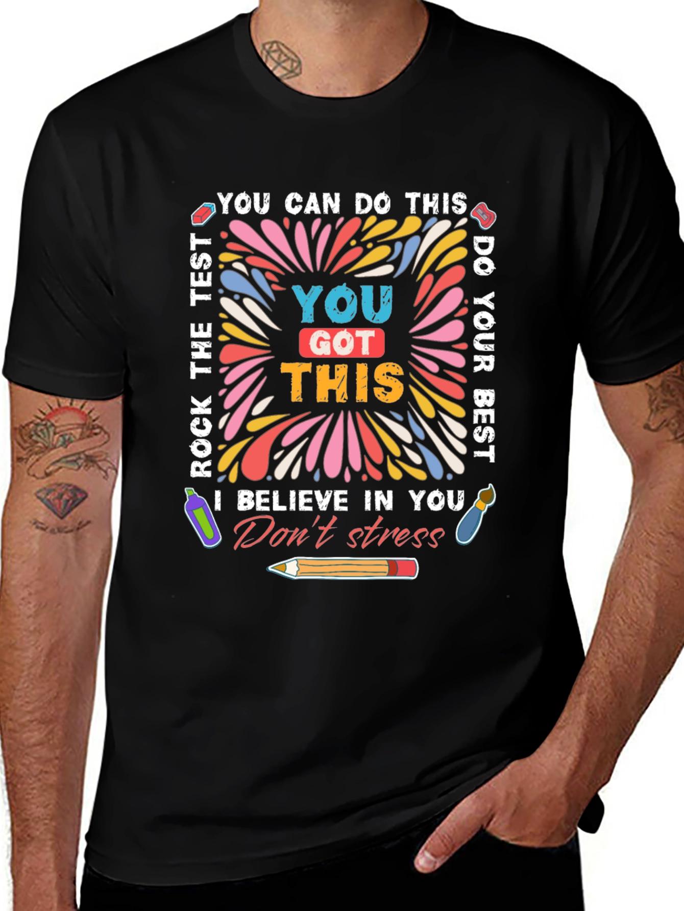 Motivational Test T-Shirt You Got This Exam Tee