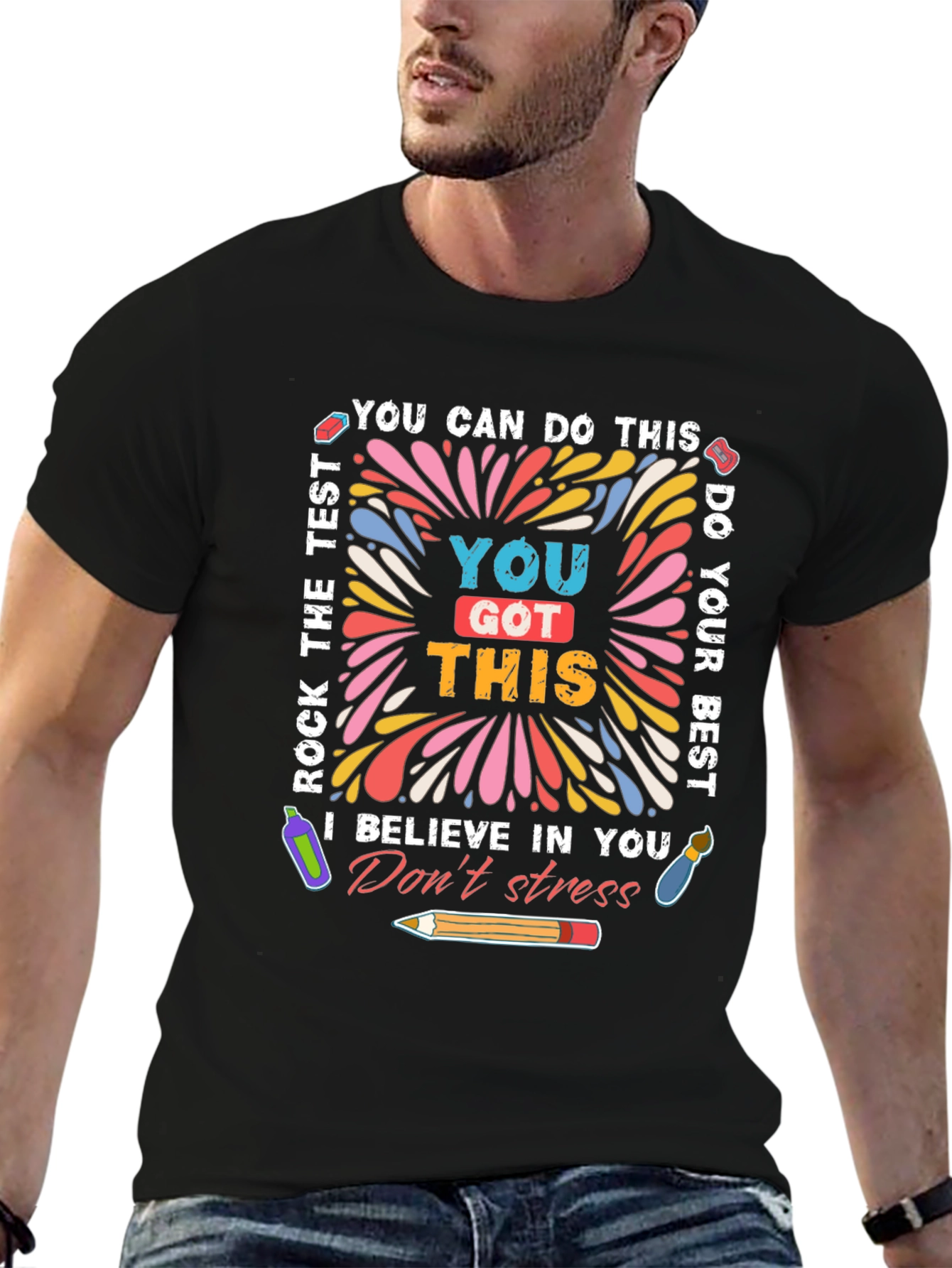 Motivational Test T-Shirt You Got This Exam Tee