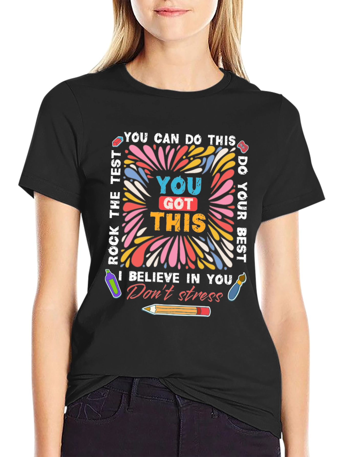 Motivational Test T-Shirt You Got This Exam Tee