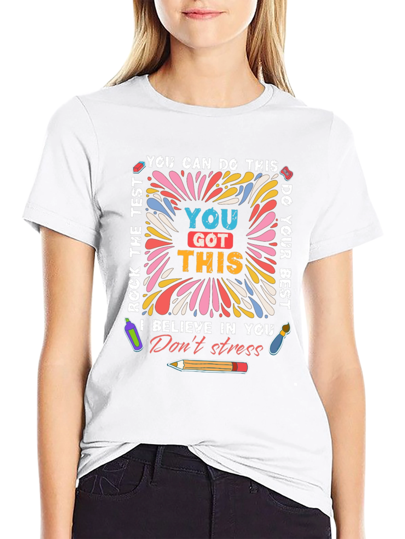 Motivational Test T-Shirt You Got This Exam Tee