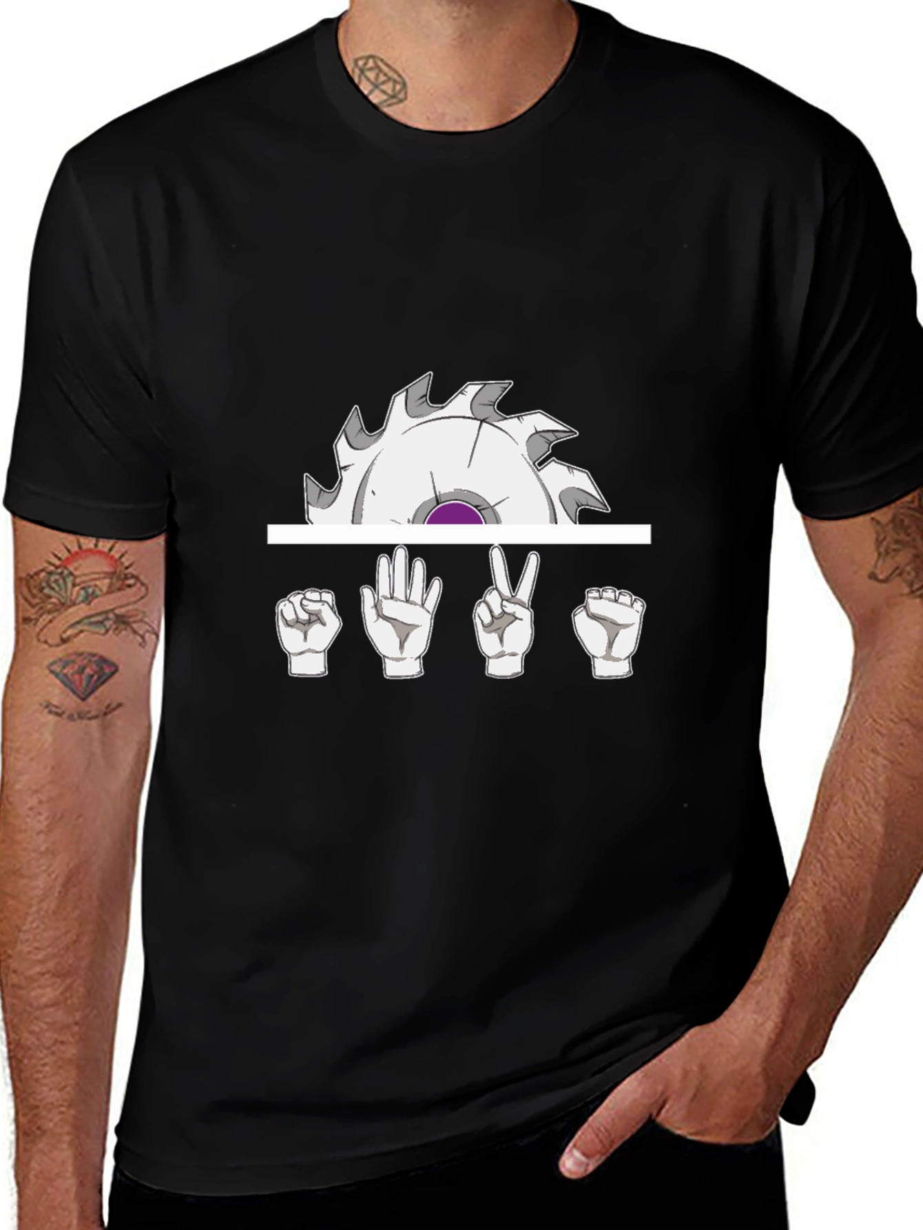 Rock Paper Scissors Saw T-Shirt