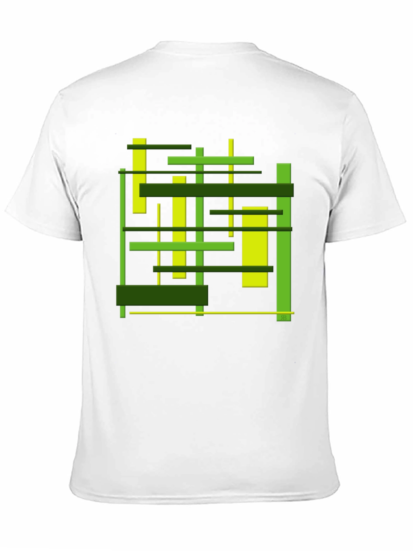 Abstract Geometric Lines Graphic T-Shirt - Modern Art Tee