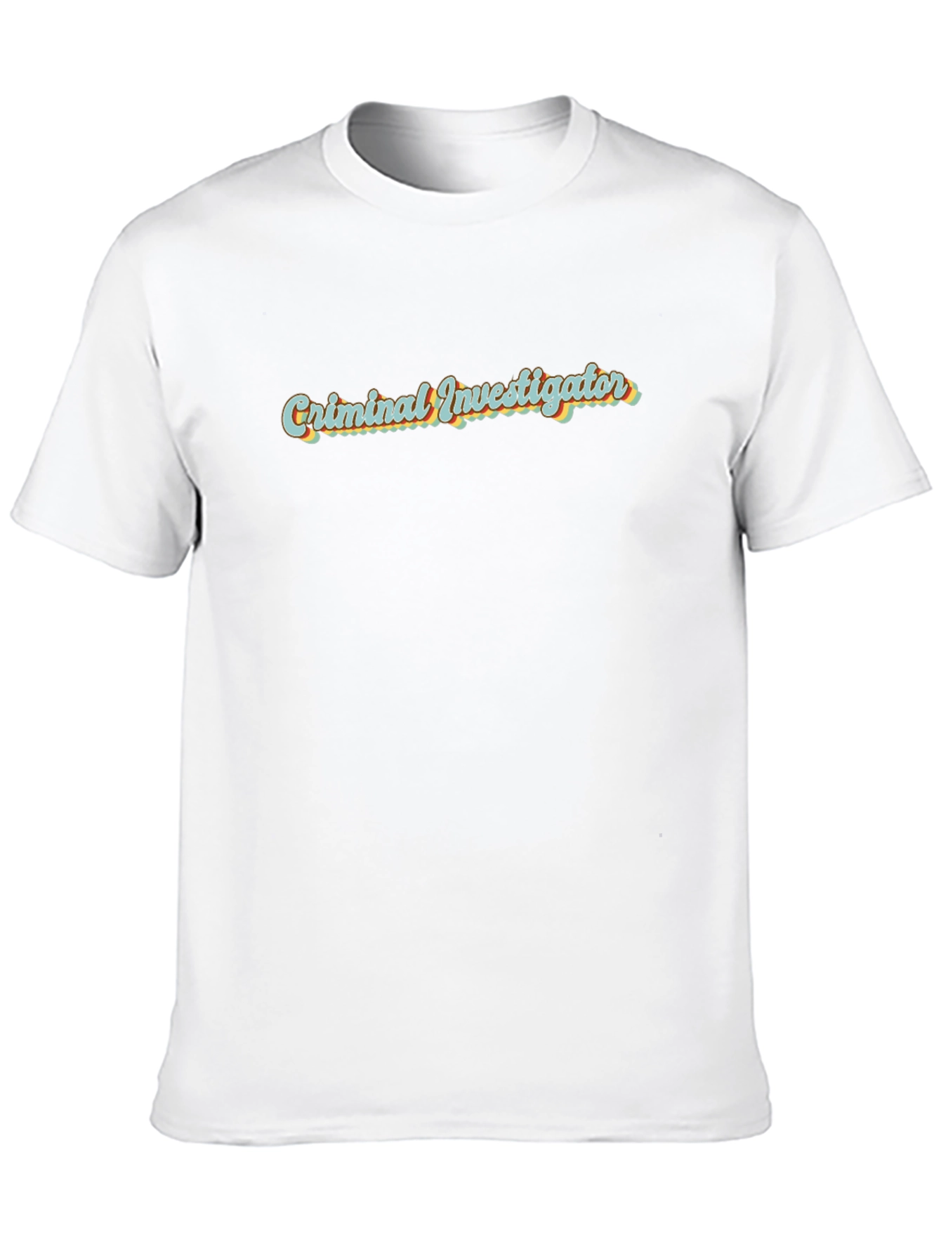 Criminal Investigator Graphic T-Shirt - Retro Design