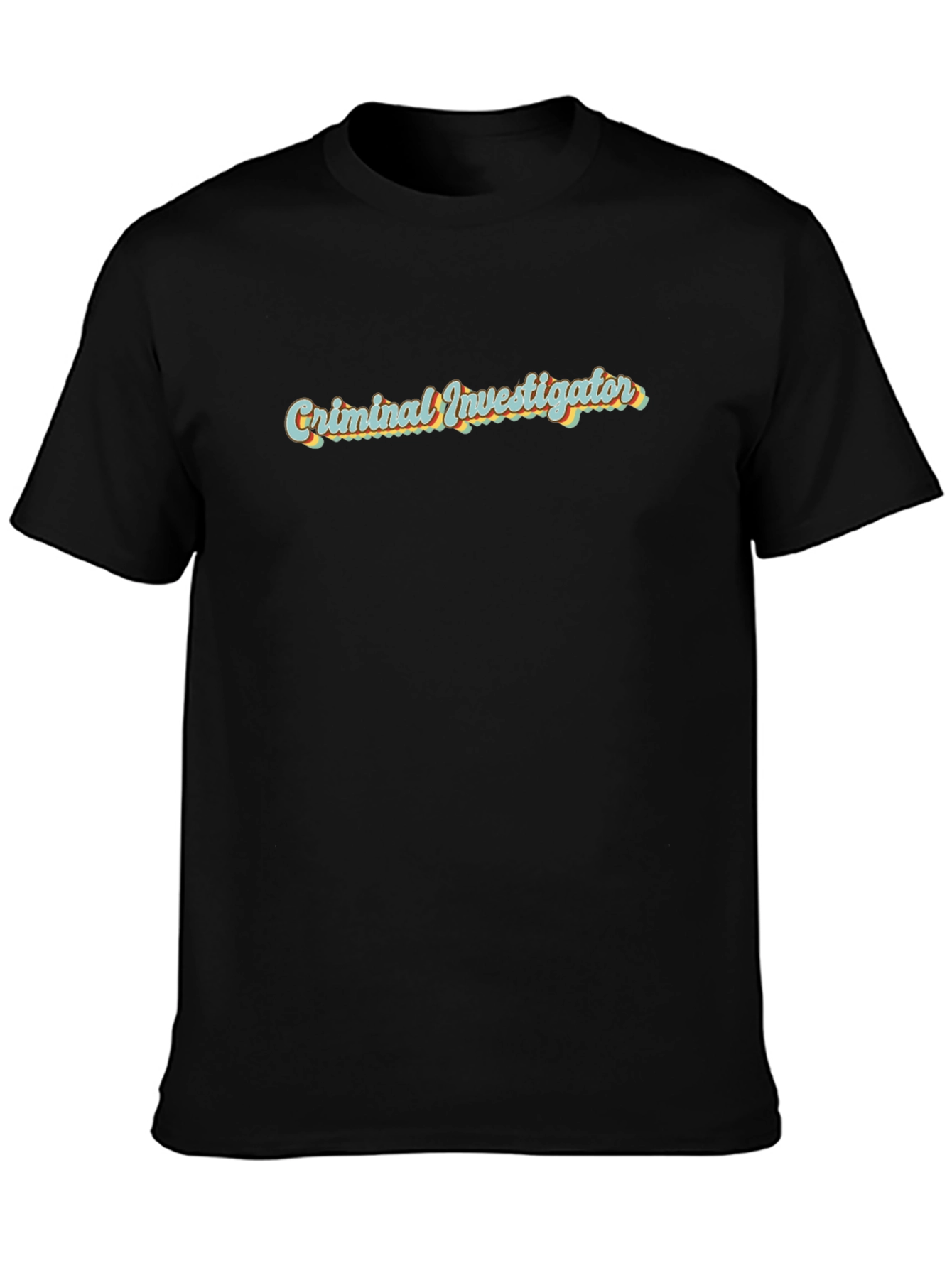 Criminal Investigator Graphic T-Shirt - Retro Design