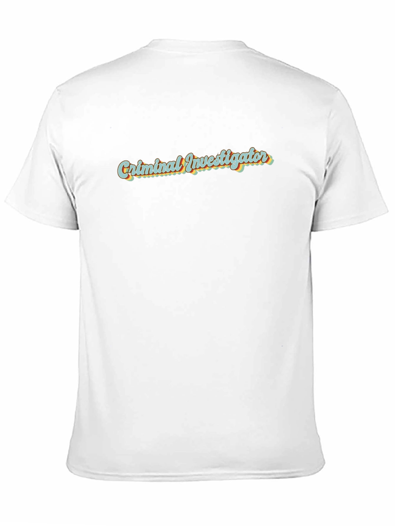 Criminal Investigator Graphic T-Shirt - Retro Design