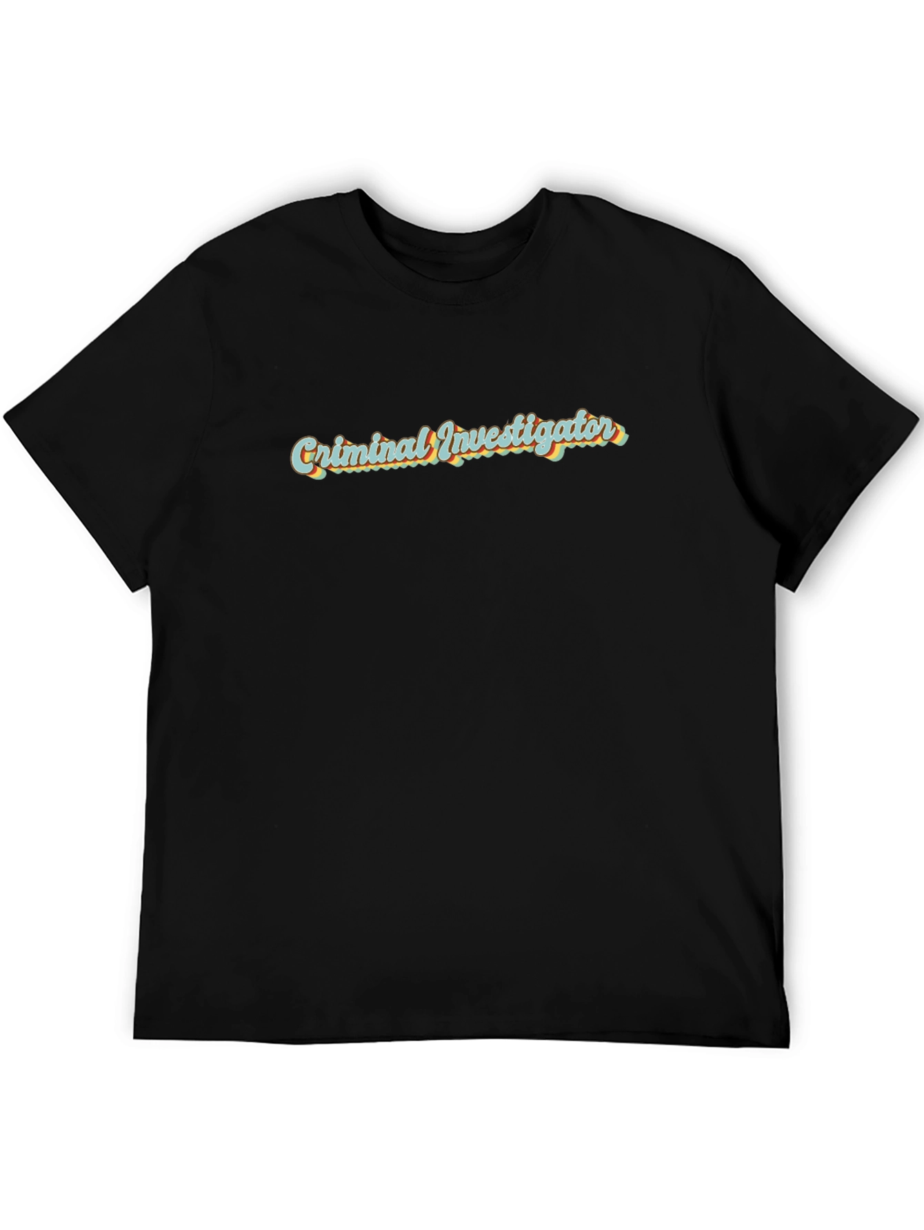 Criminal Investigator Graphic T-Shirt - Retro Design