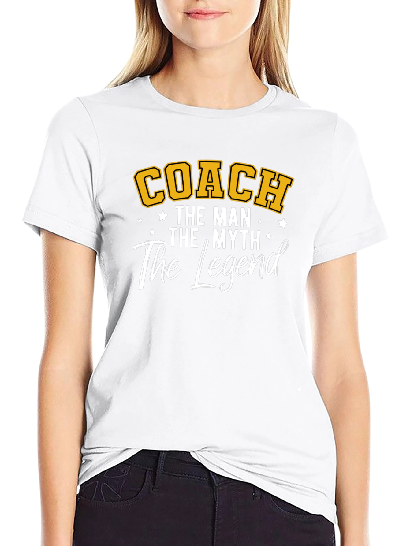 Coach The Man The Myth The Legend Graphic Tee