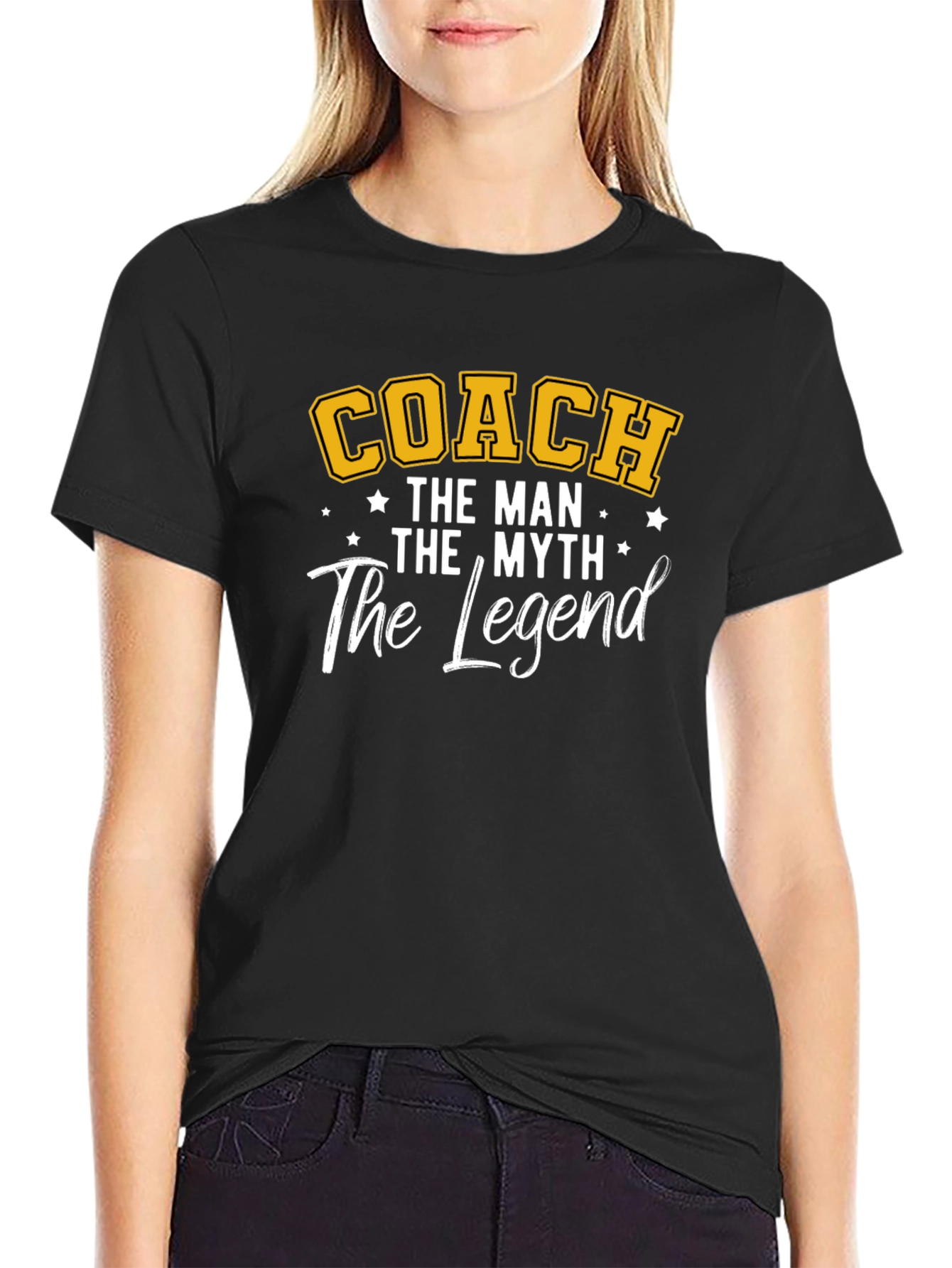 Coach The Man The Myth The Legend Graphic Tee