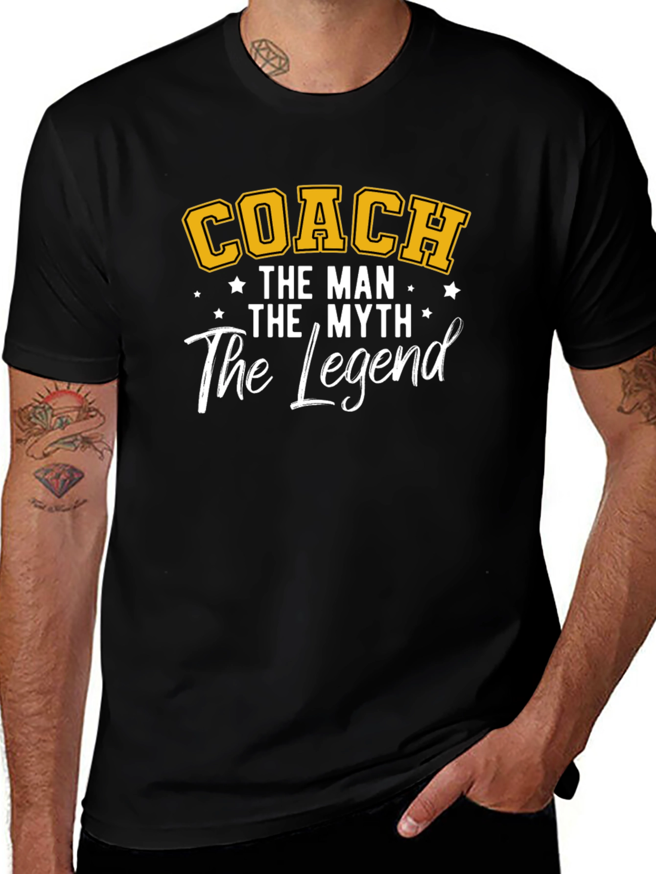 Coach The Man The Myth The Legend Graphic Tee