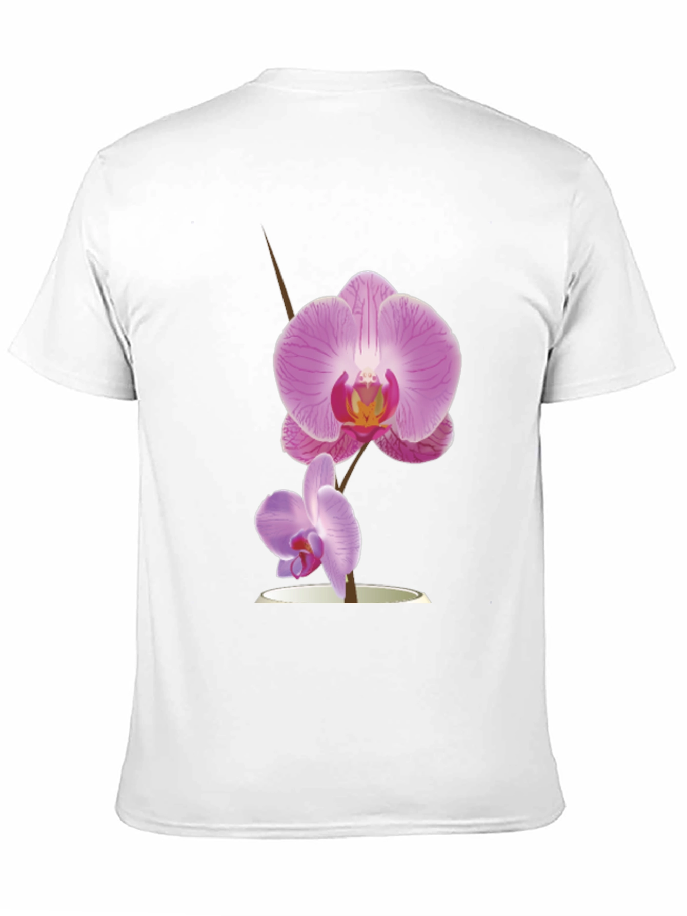 Orchid Graphic Black T-Shirt