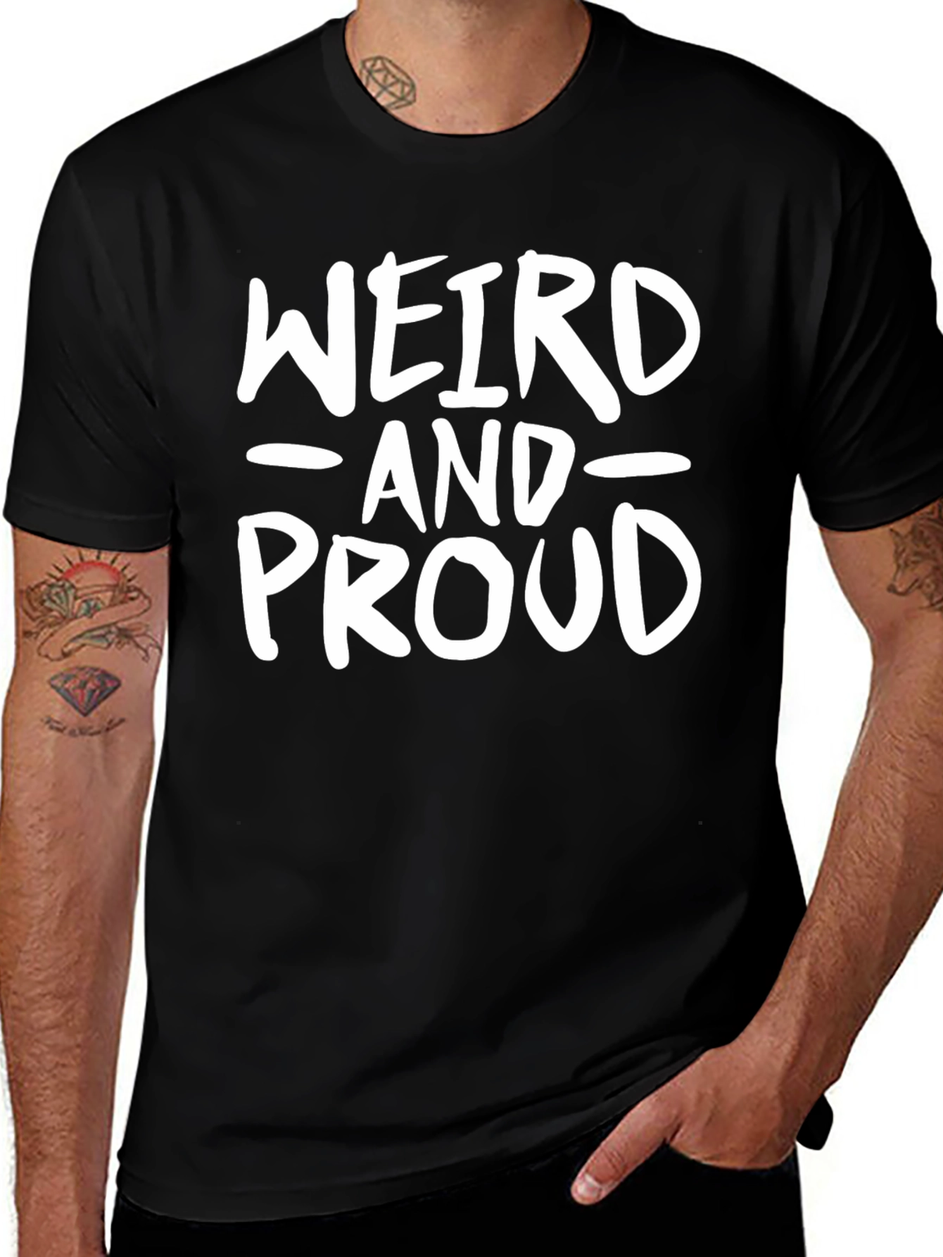 Weird and Proud Black T-Shirt