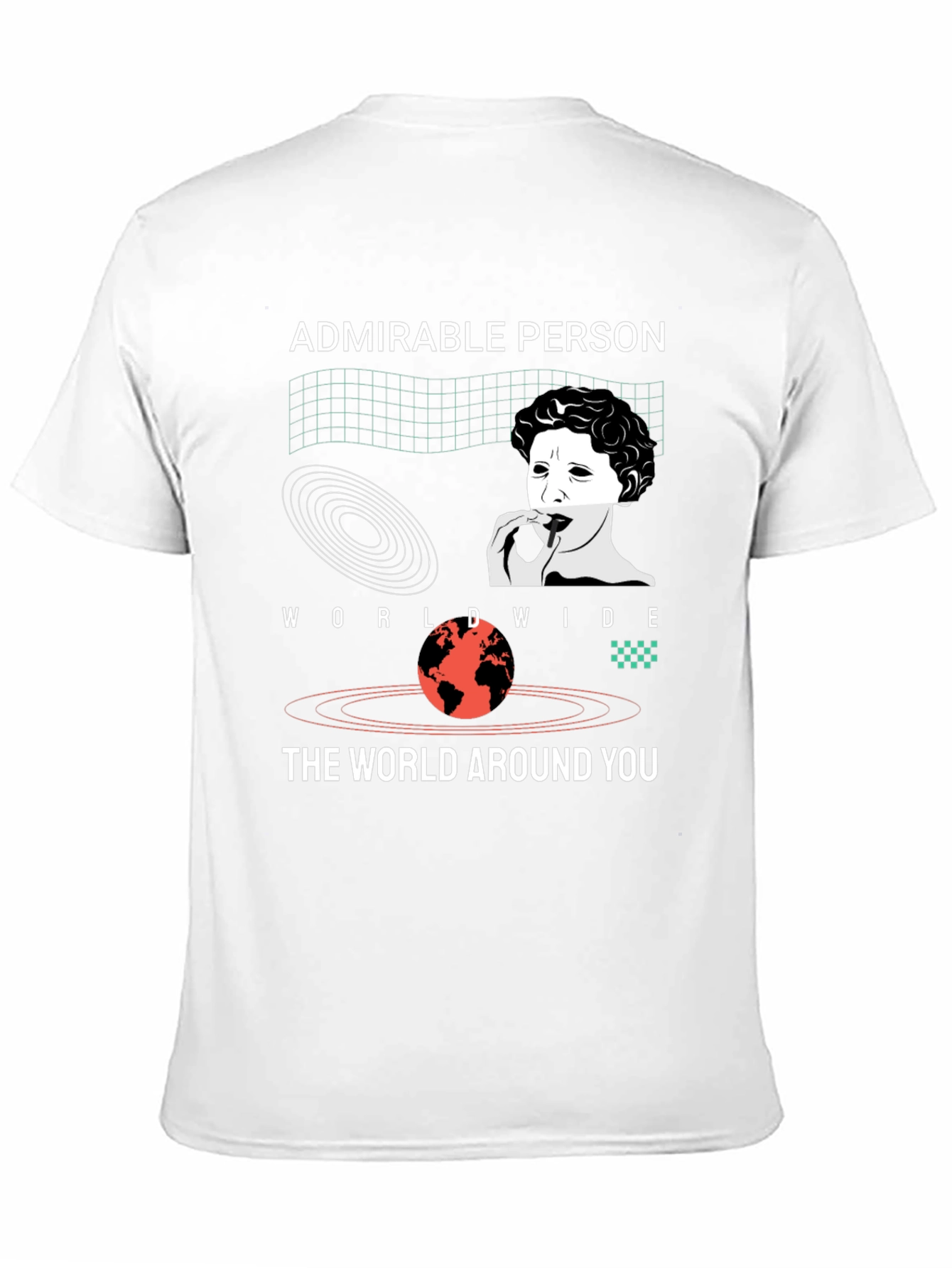 Admirable Person Graphic Tee - Black Unisex