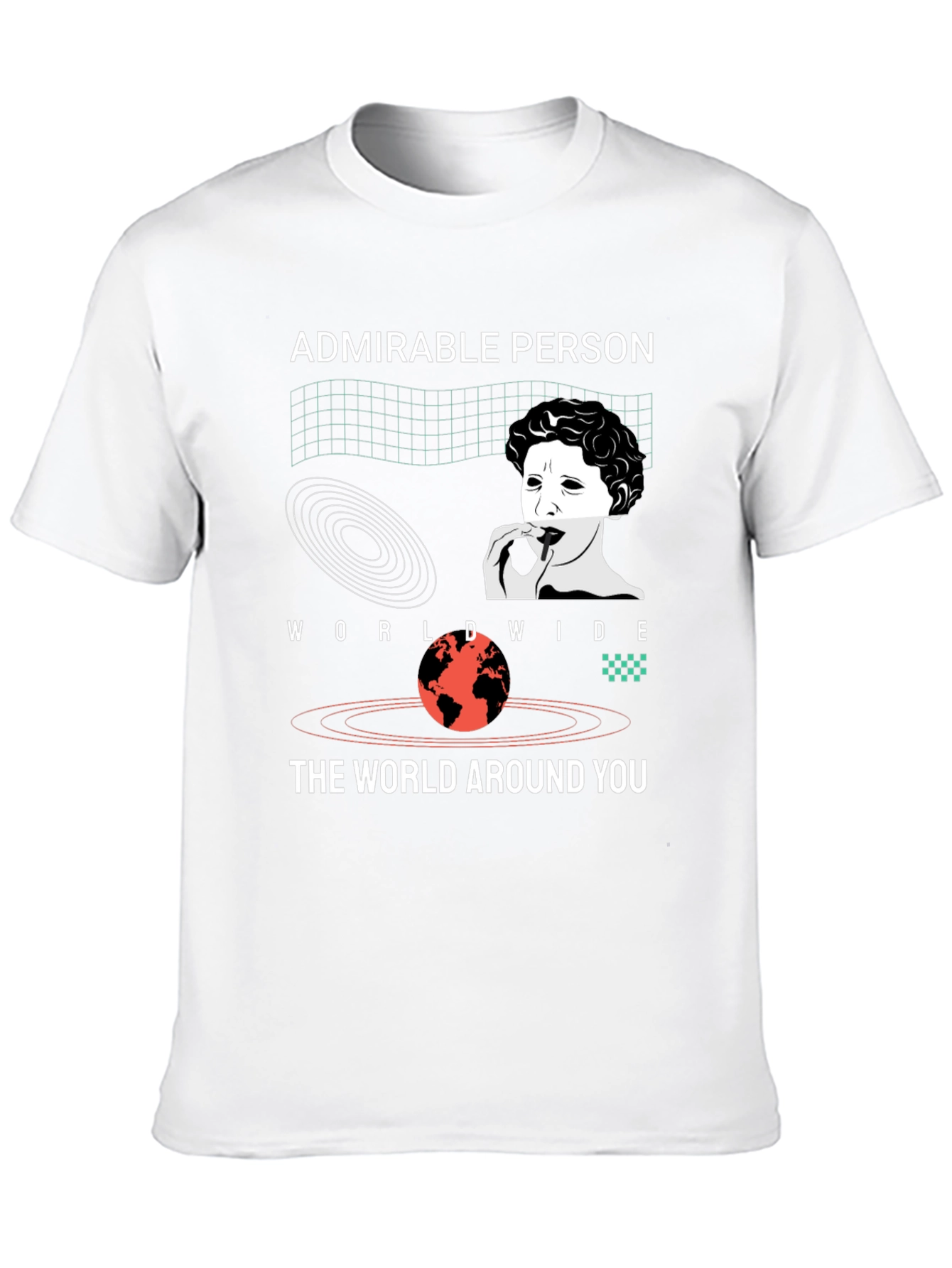 Admirable Person Graphic Tee - Black Unisex