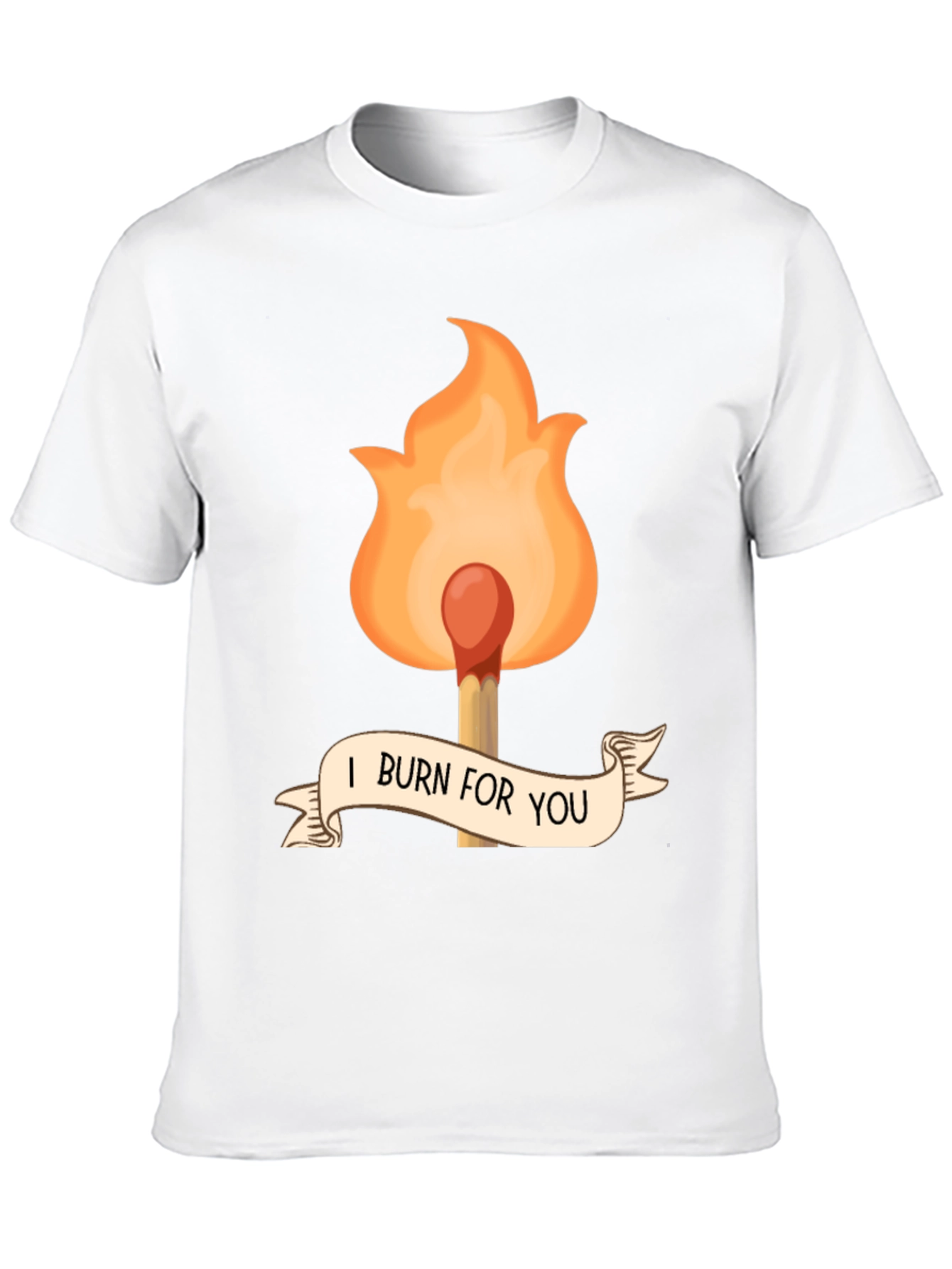 I Burn For You Graphic Tee - Black