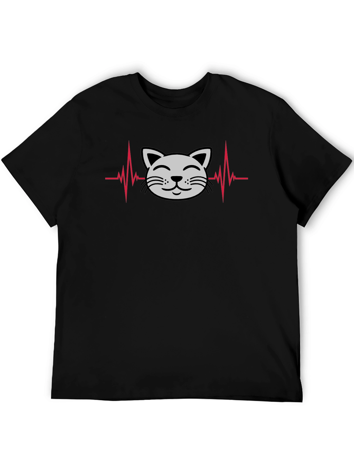 Cat Lover Heartbeat T-Shirt