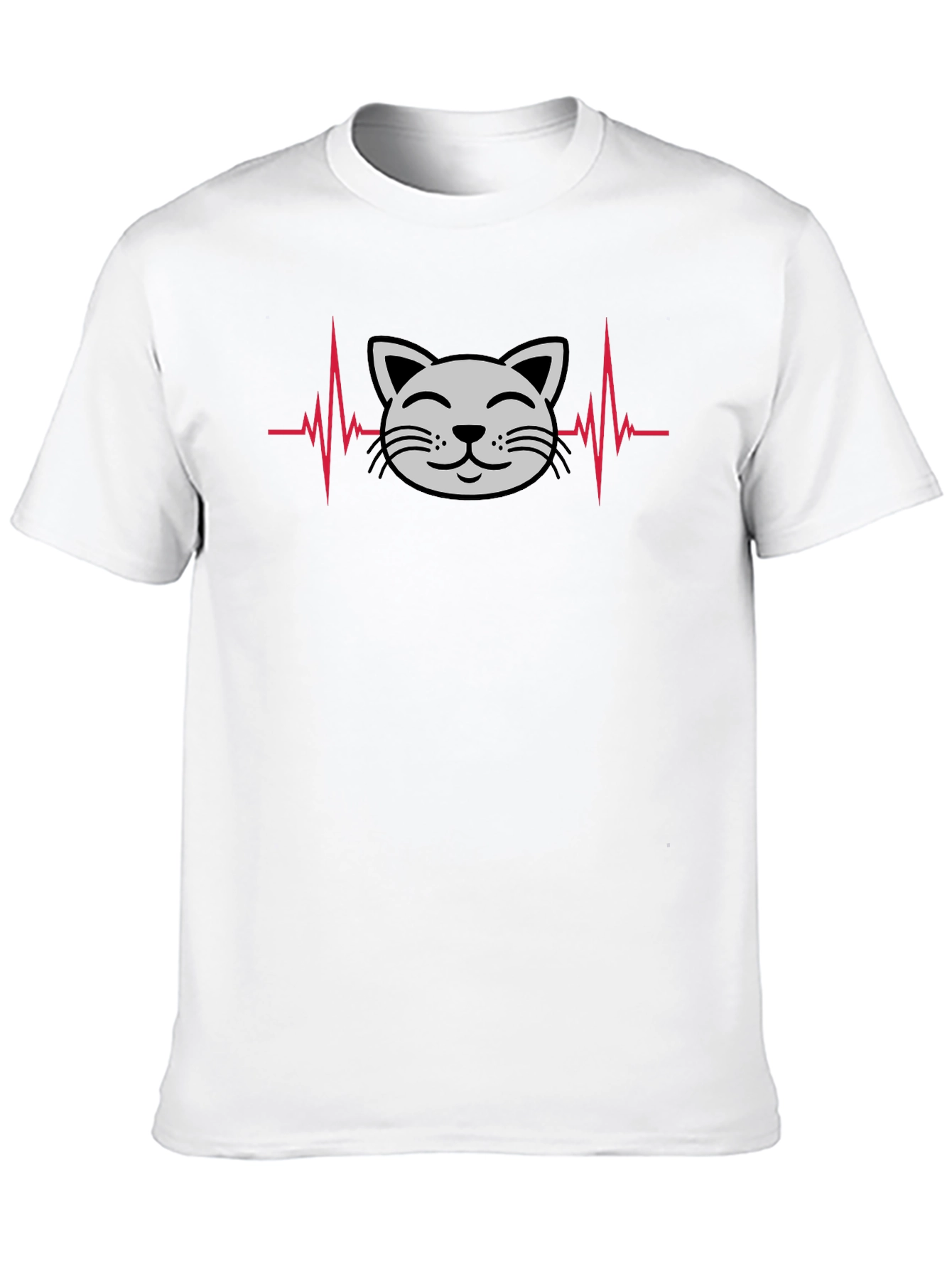 Cat Lover Heartbeat T-Shirt
