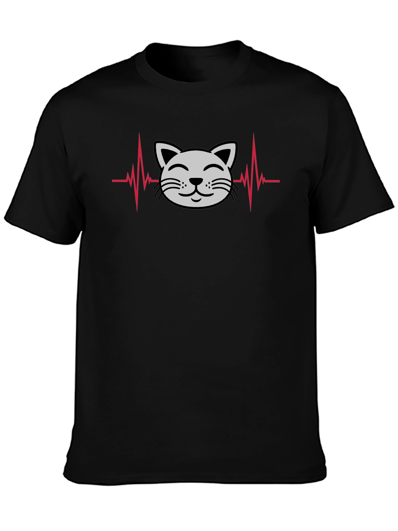 Cat Lover Heartbeat T-Shirt