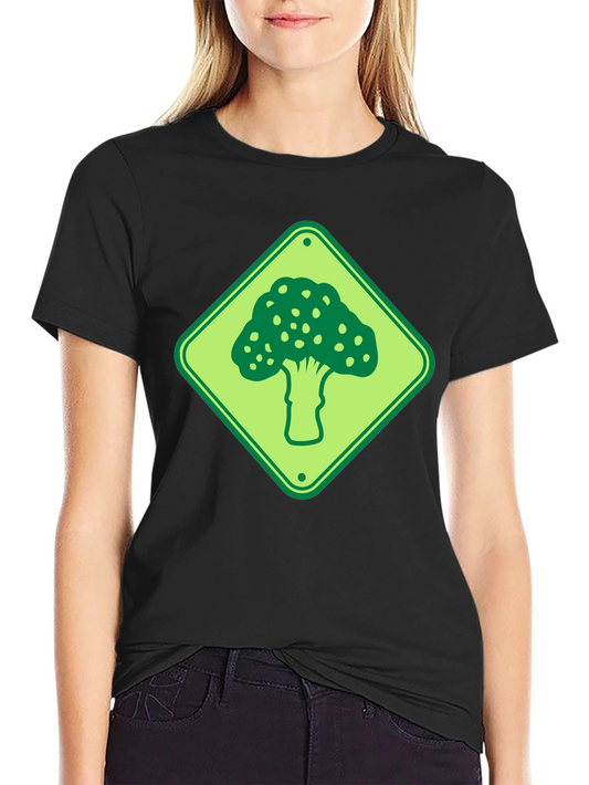Broccoli Road Sign T-Shirt