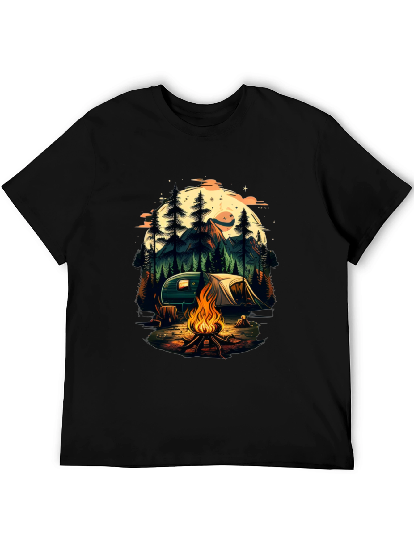 Camping Adventure T-Shirt - Graphic Tee