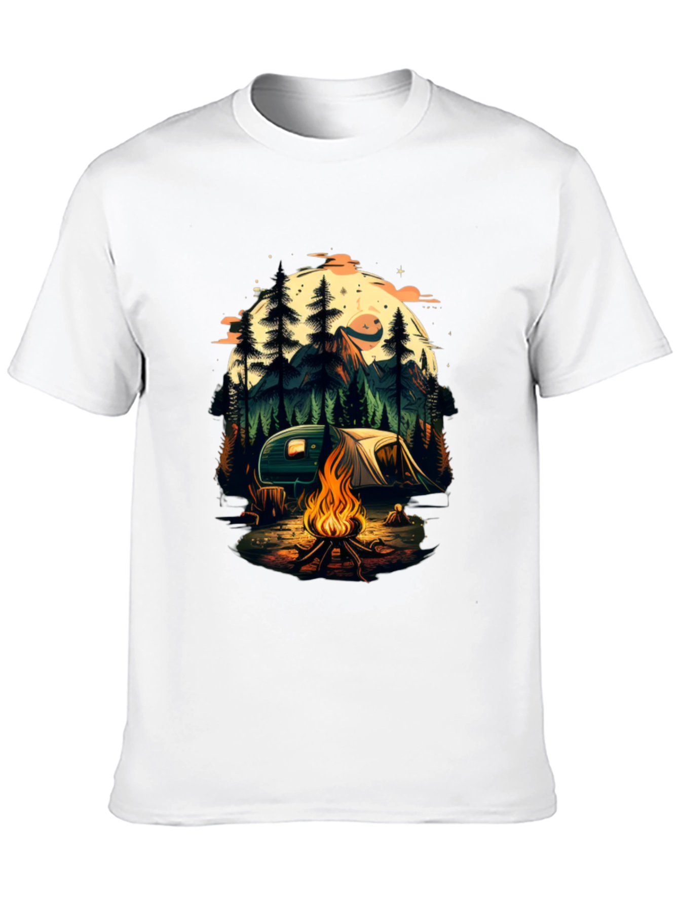 Camping Adventure T-Shirt - Graphic Tee