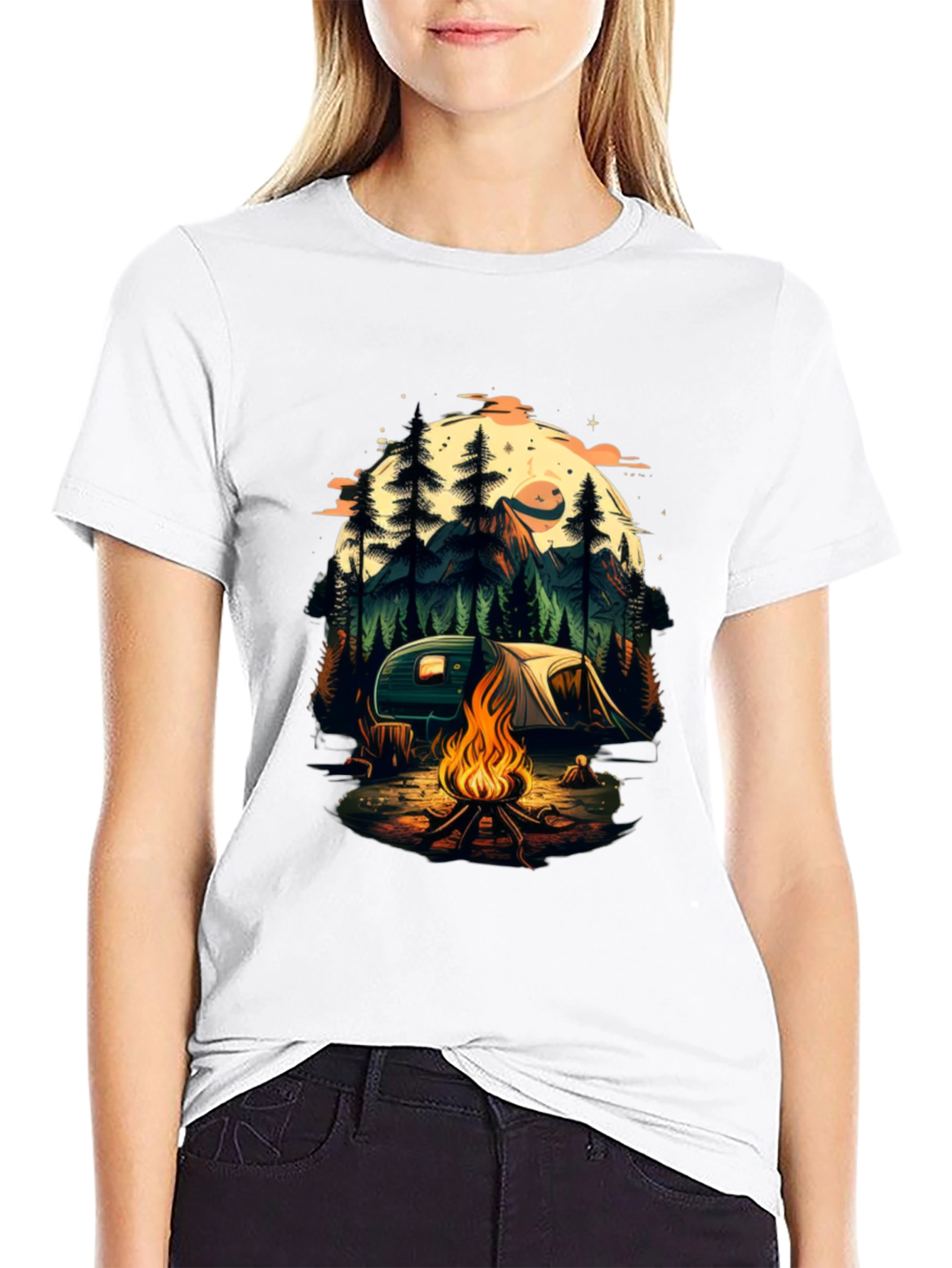 Camping Adventure T-Shirt - Graphic Tee